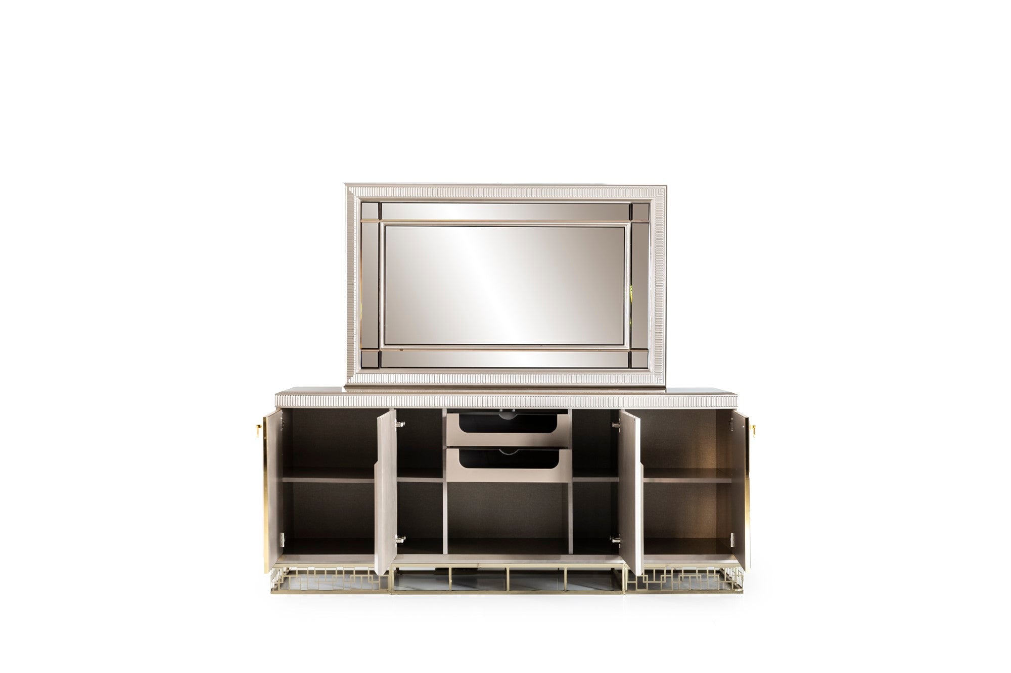 Versace Diningroom Set (Table & 6 Chair & Console With Mirror)