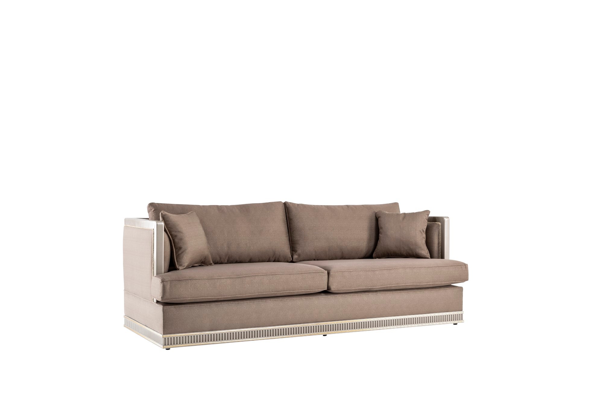 Bentley Stationary Livingroom Set (1 S Line Sofa & 1 Bombe Curve Sofa & 2 Chair)