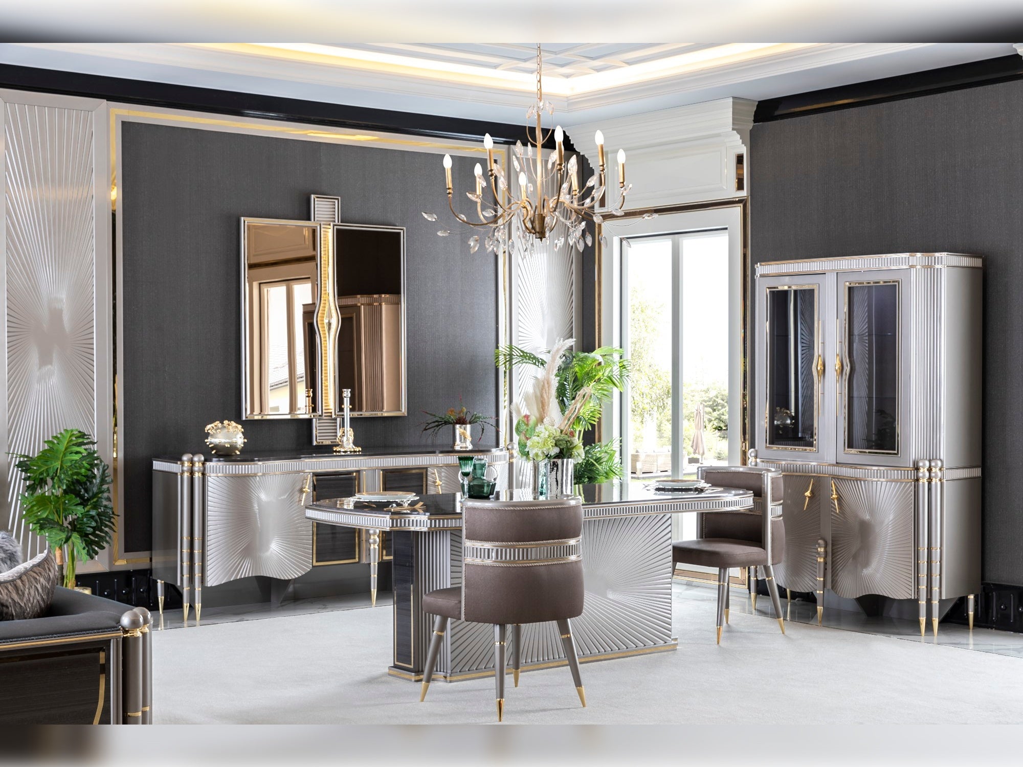 Bentley Diningroom Consol With Mirror