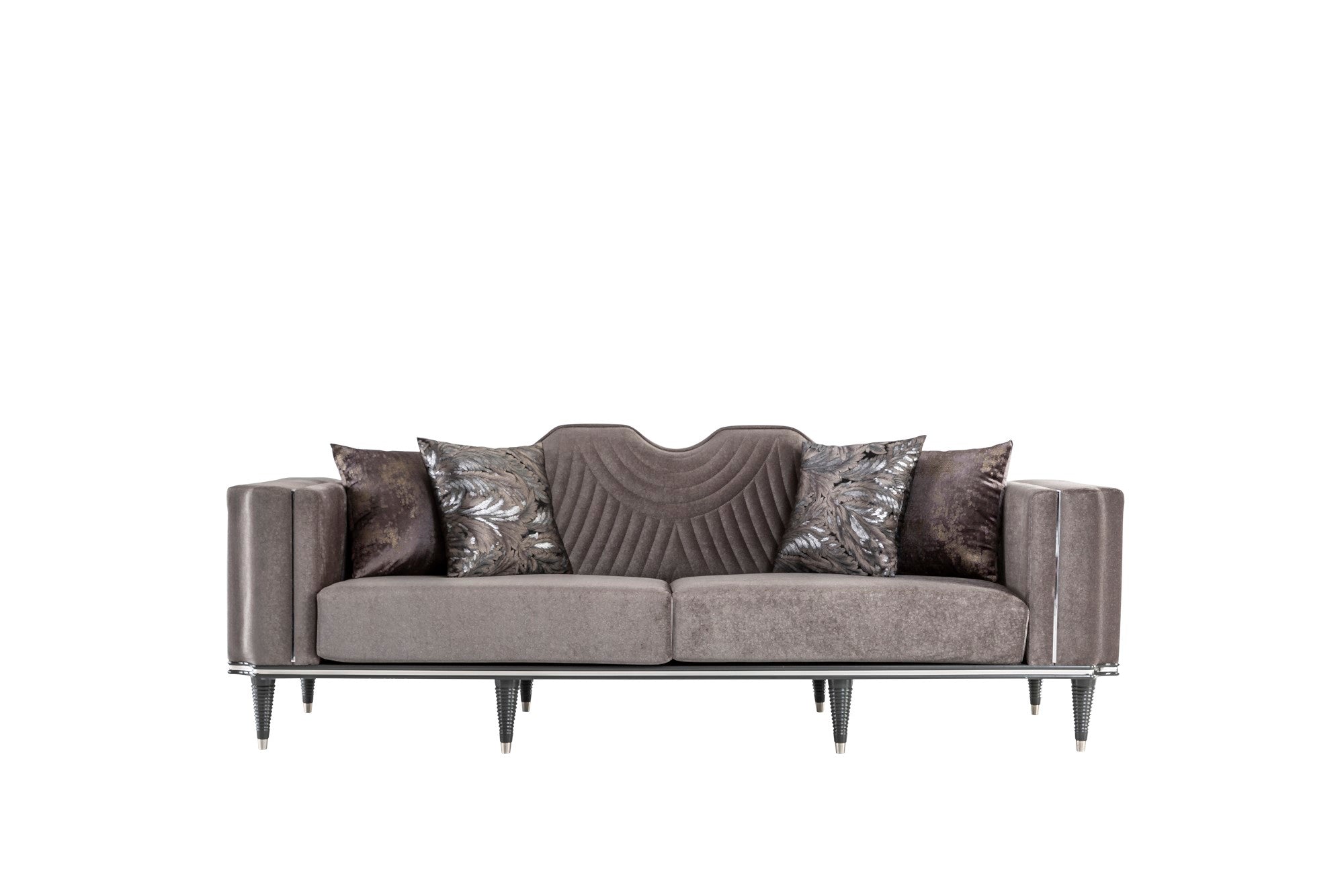 Prada Stationary Livingroom Set (1 Closed Sofa & 1 Sofa & 2 Chair)