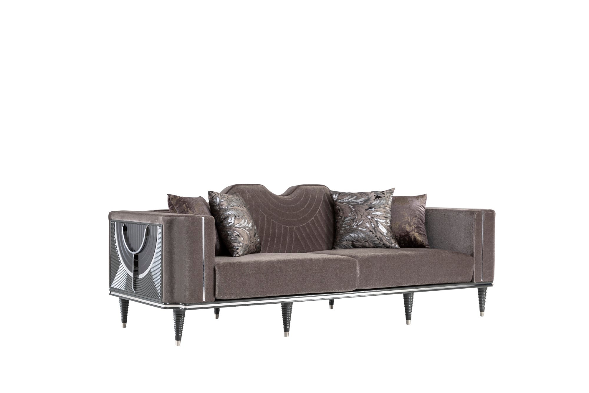 Prada Stationary Livingroom Set (1 Closed Sofa & 1 Sofa & 2 Chair)