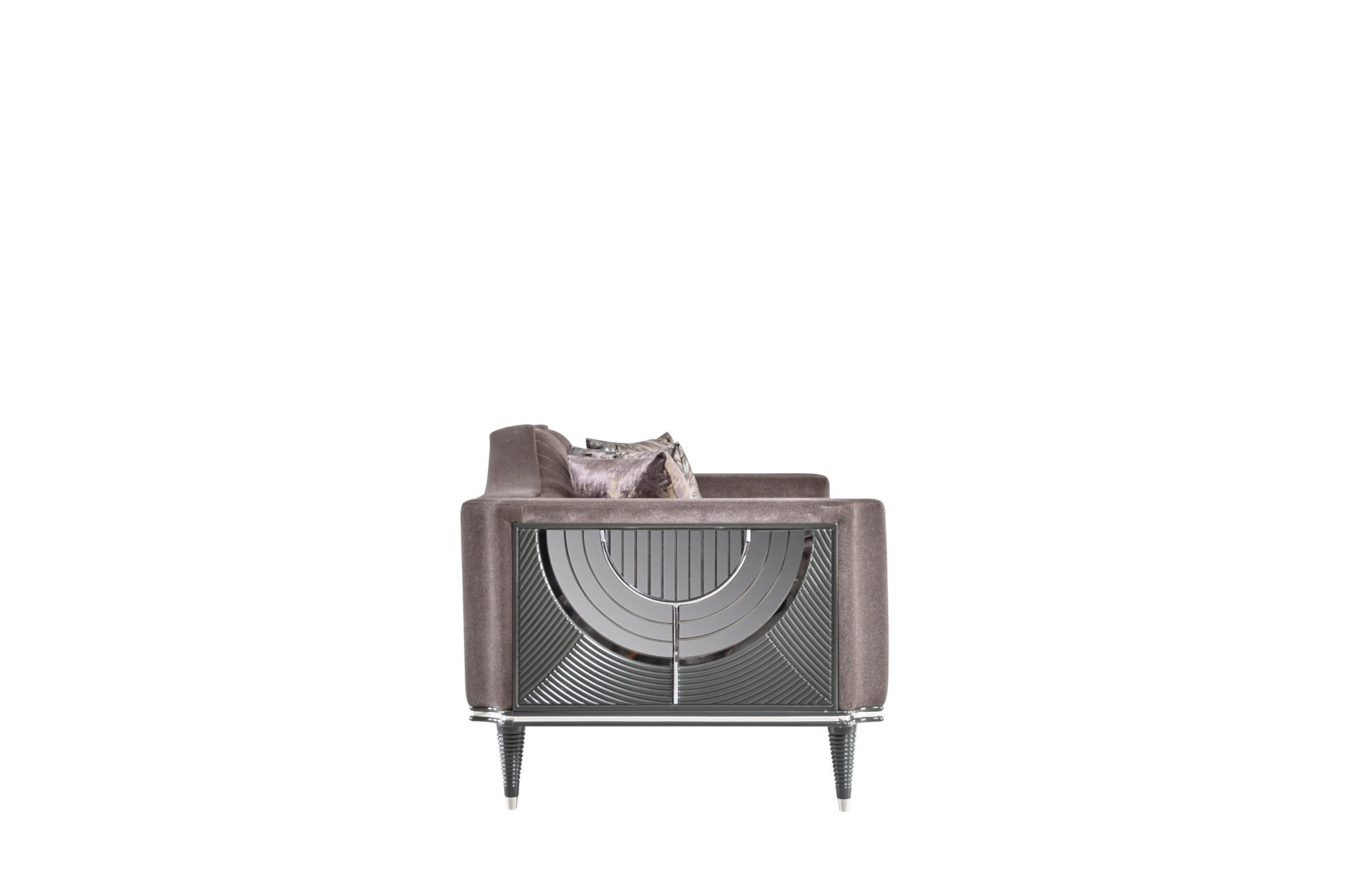 Prada Stationary Livingroom Set (1 Closed Sofa & 1 Sofa & 2 Chair)