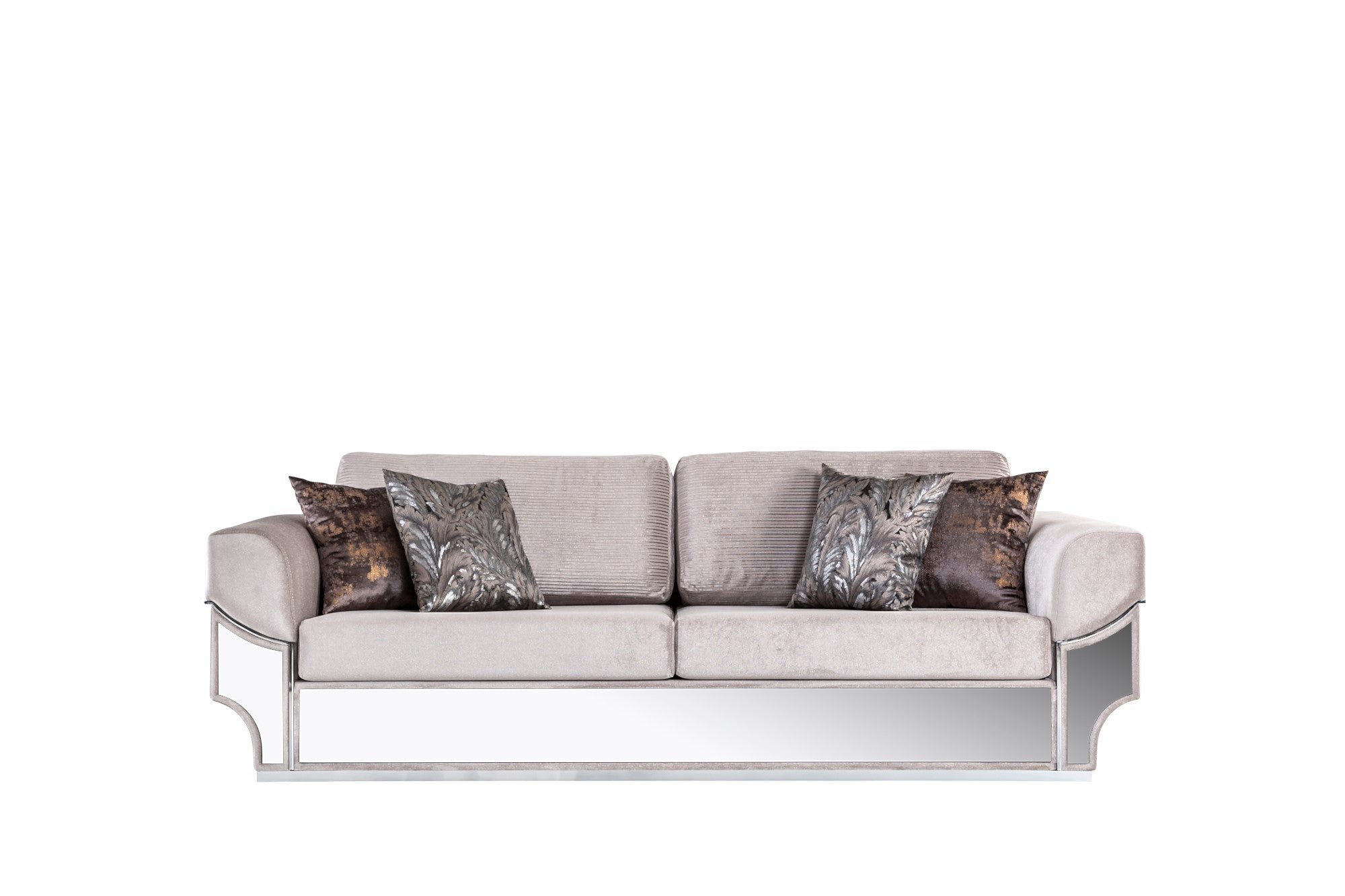 Prada Stationary Livingroom Set (1 Closed Sofa & 1 Sofa & 2 Chair)