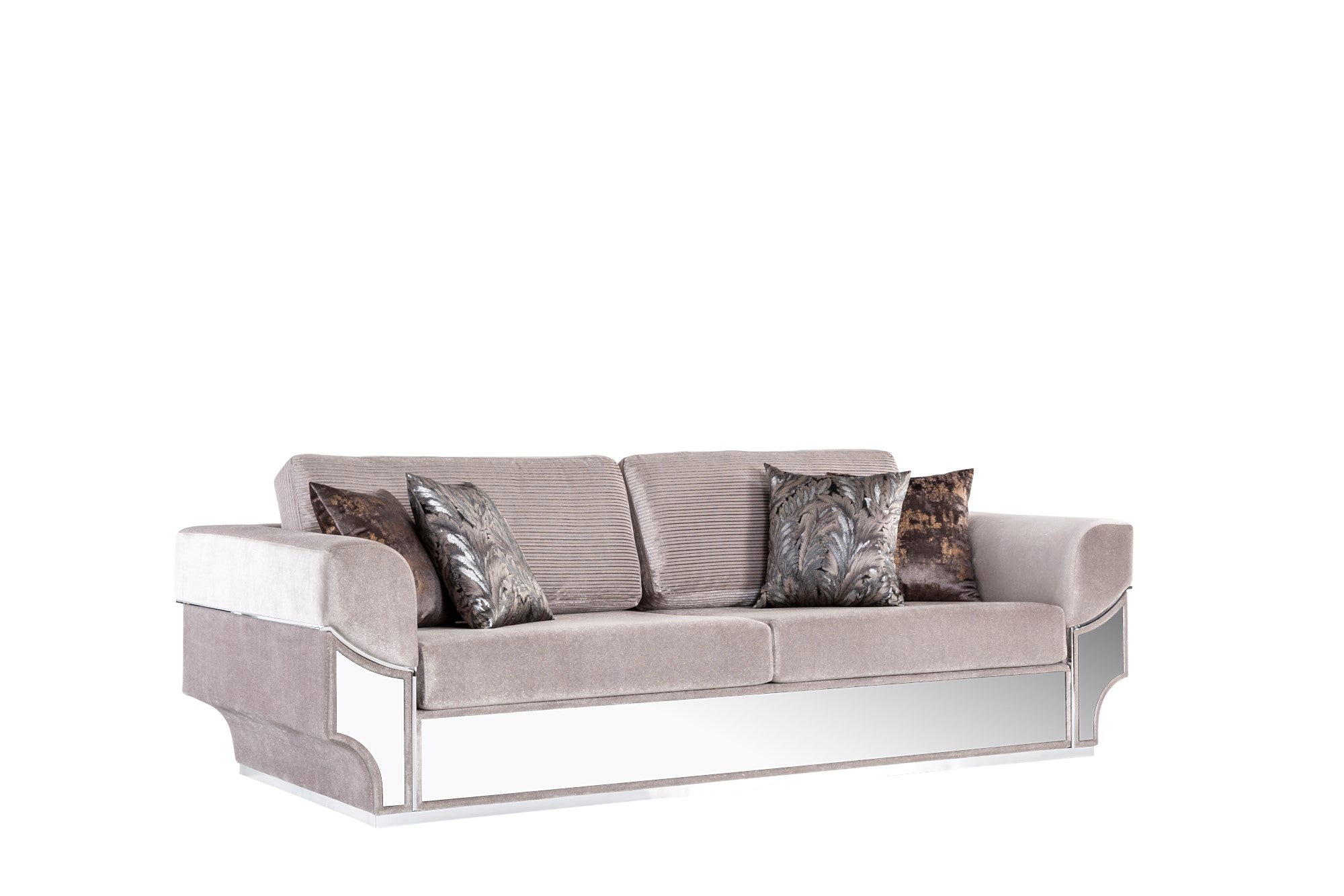 Prada Stationary Livingroom Set (1 Closed Sofa & 1 Sofa & 2 Chair)