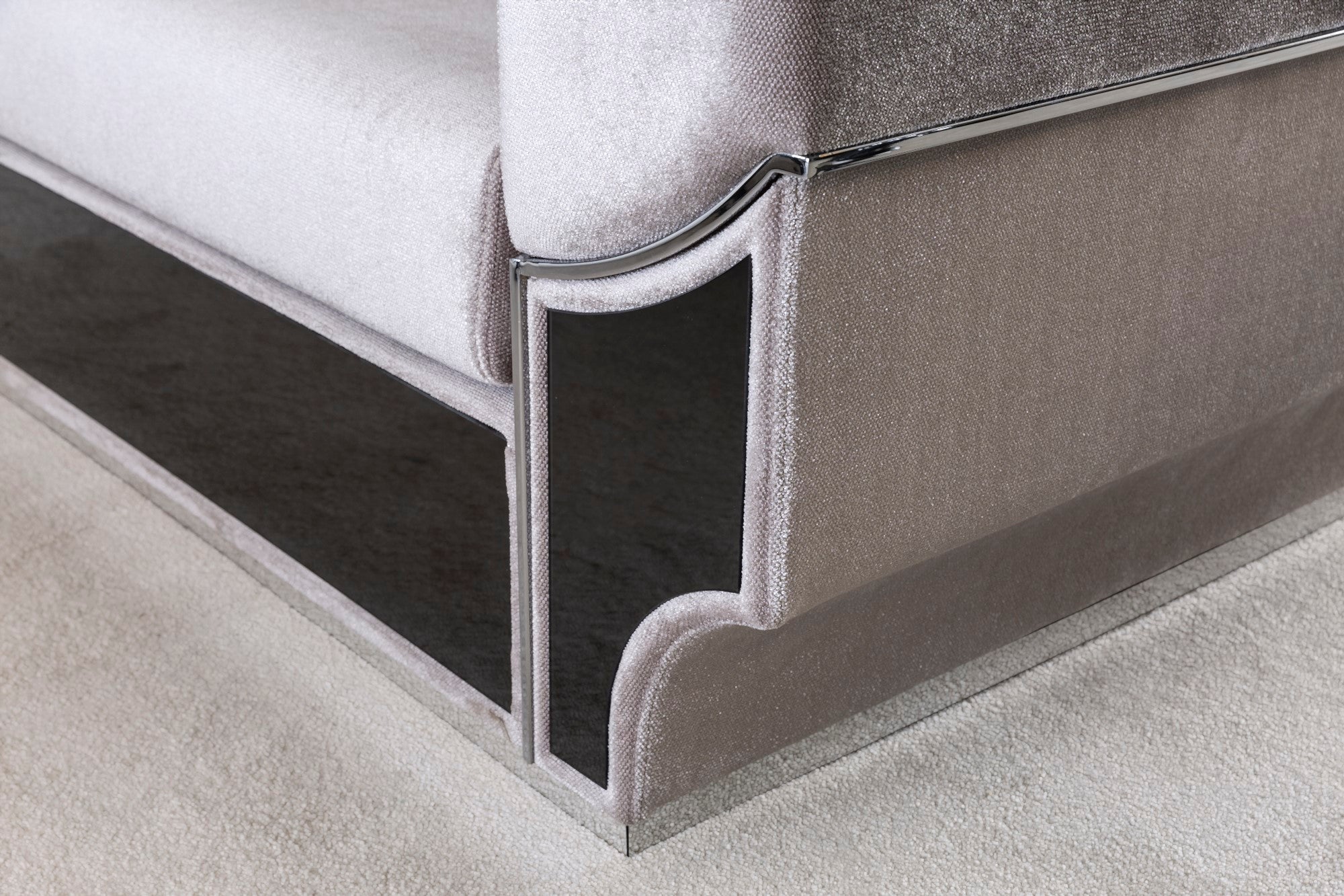 Prada Stationary Livingroom Set (1 Closed Sofa & 1 Sofa & 2 Chair)