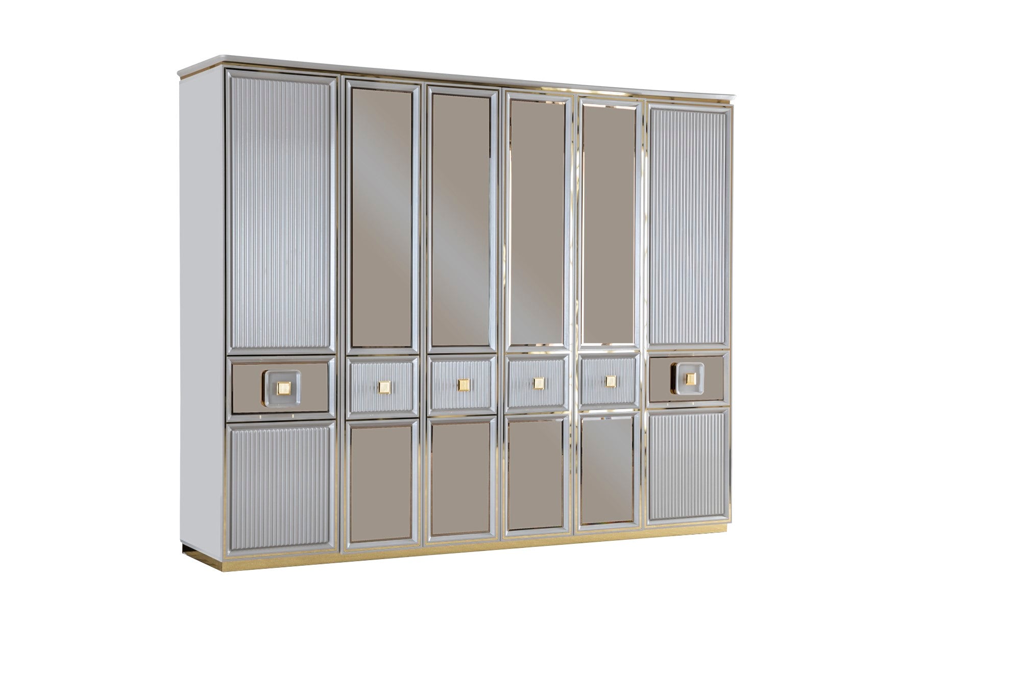 Barcelona 6 Doors Wardrobe