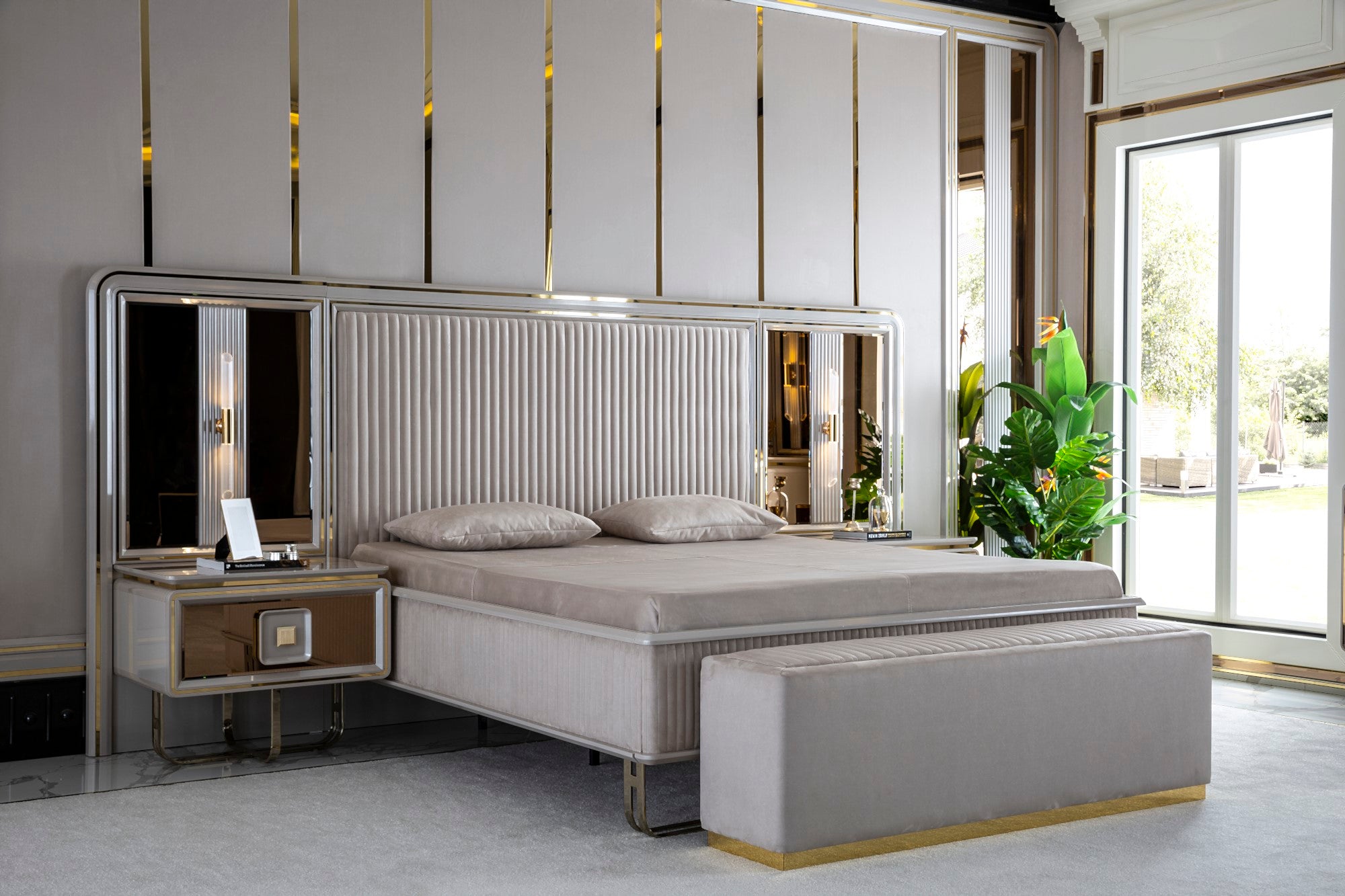 Barcelona Storage Bed With Headboard