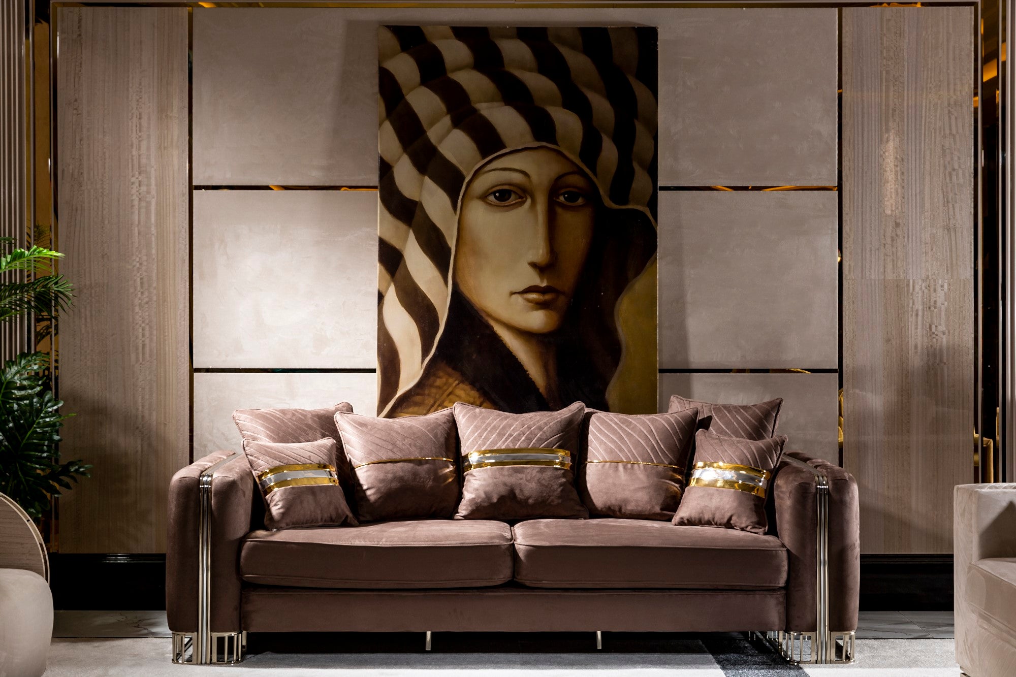 Vegas Stationary Livingroom Set (2 Sofa & 2 Chair)