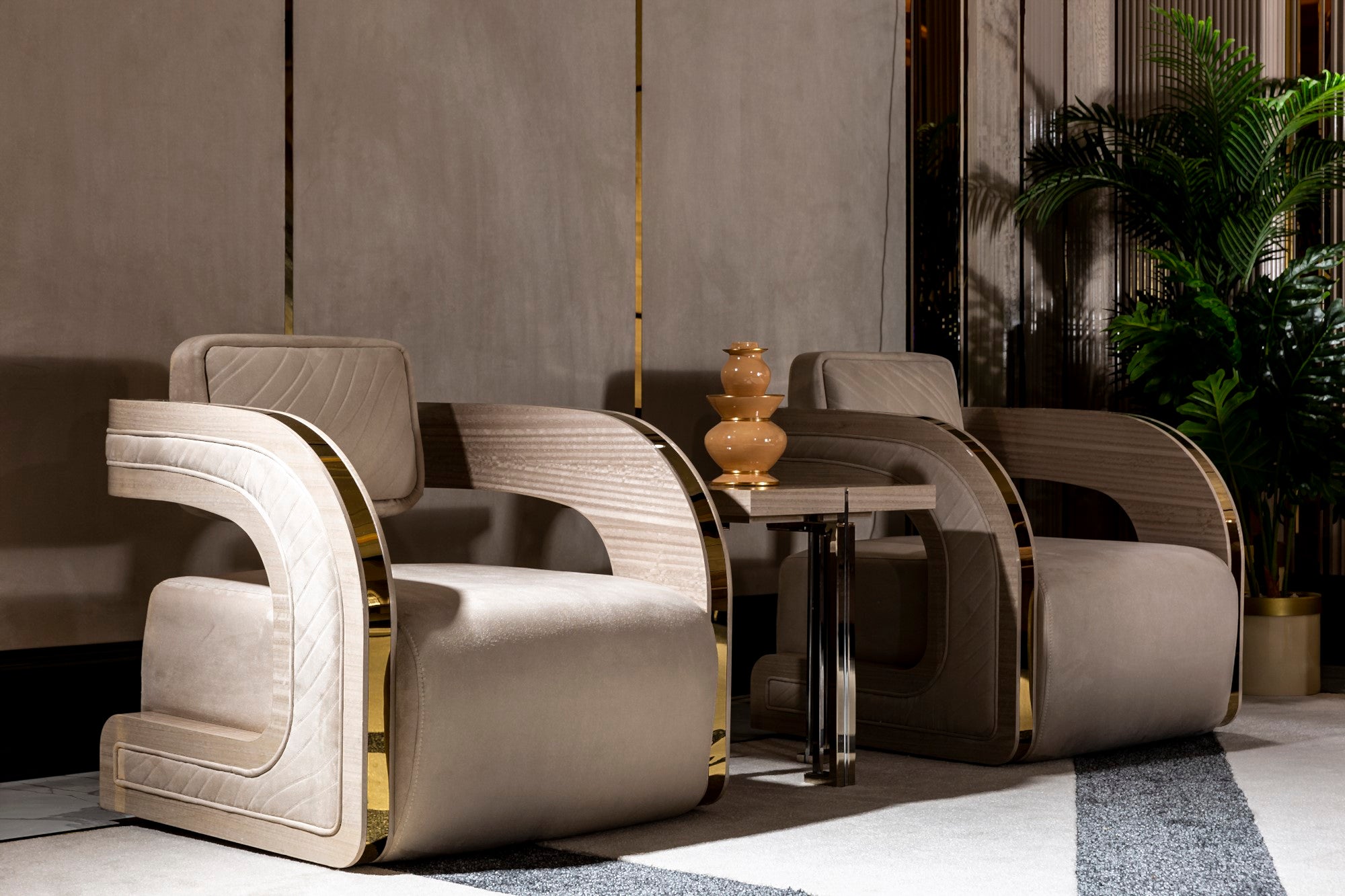 Vegas Stationary Livingroom Set (2 Sofa & 2 Chair)