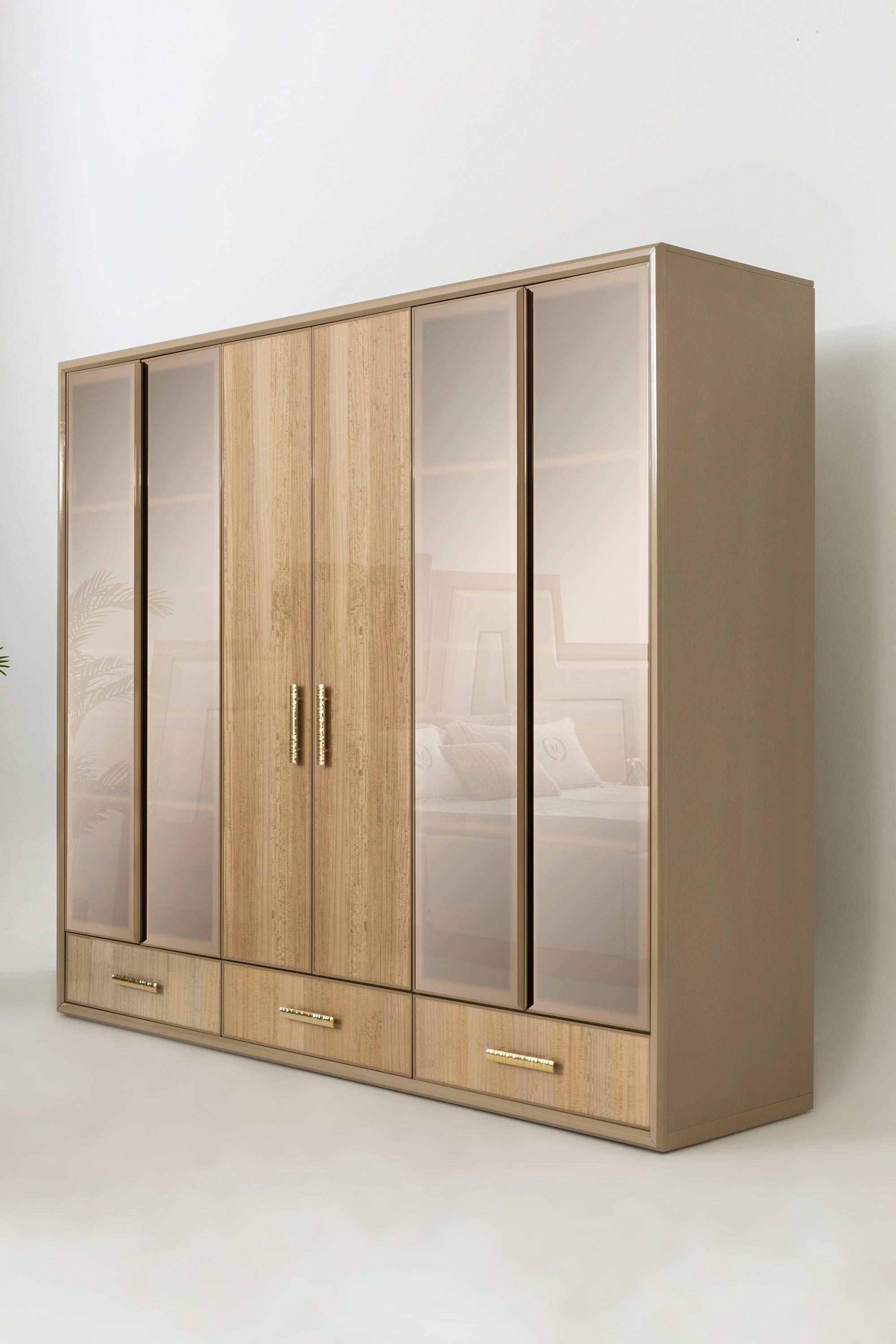 Keops 6 Doors Wardrobe