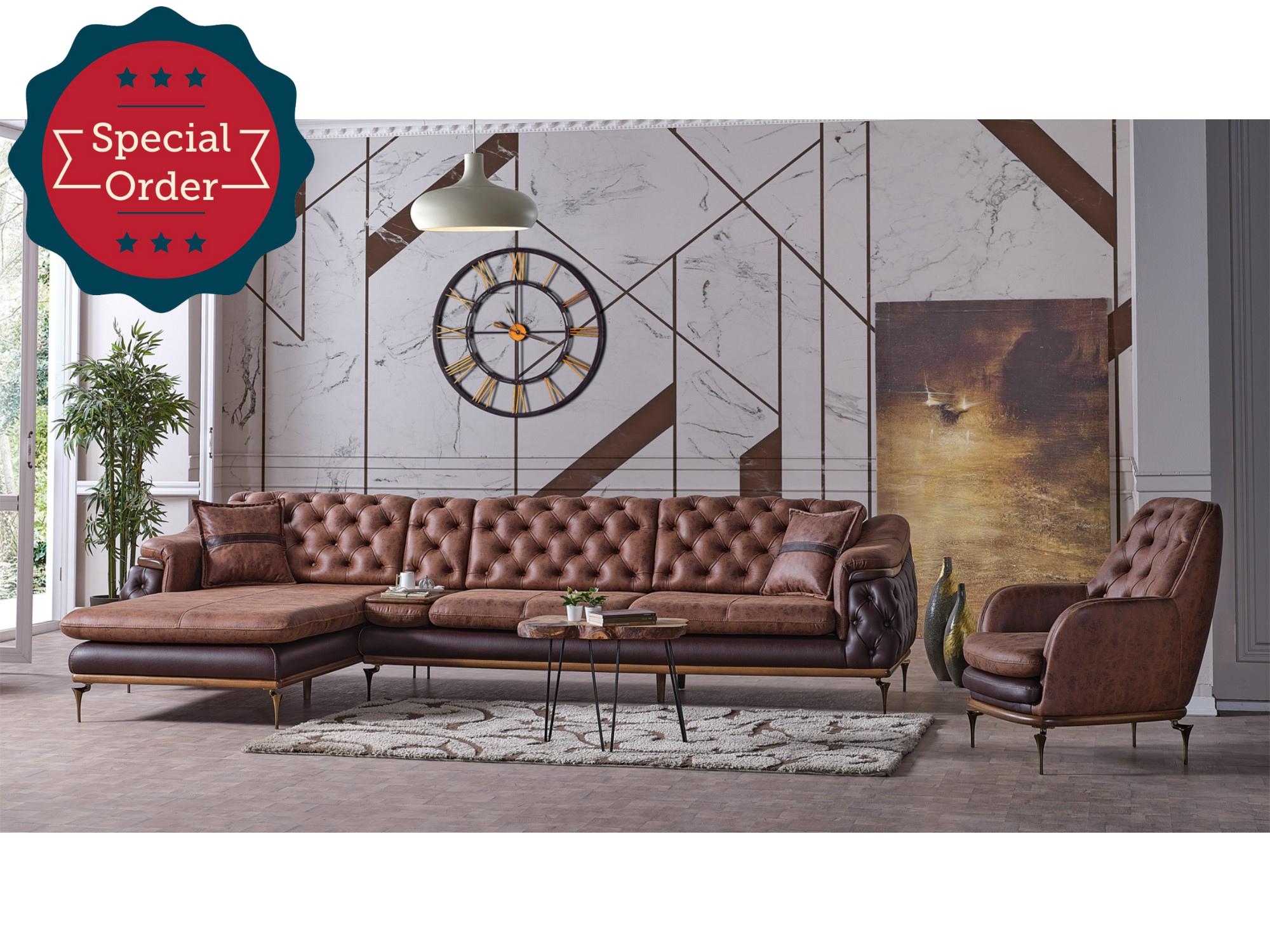 Akik Long Convertible Sectional