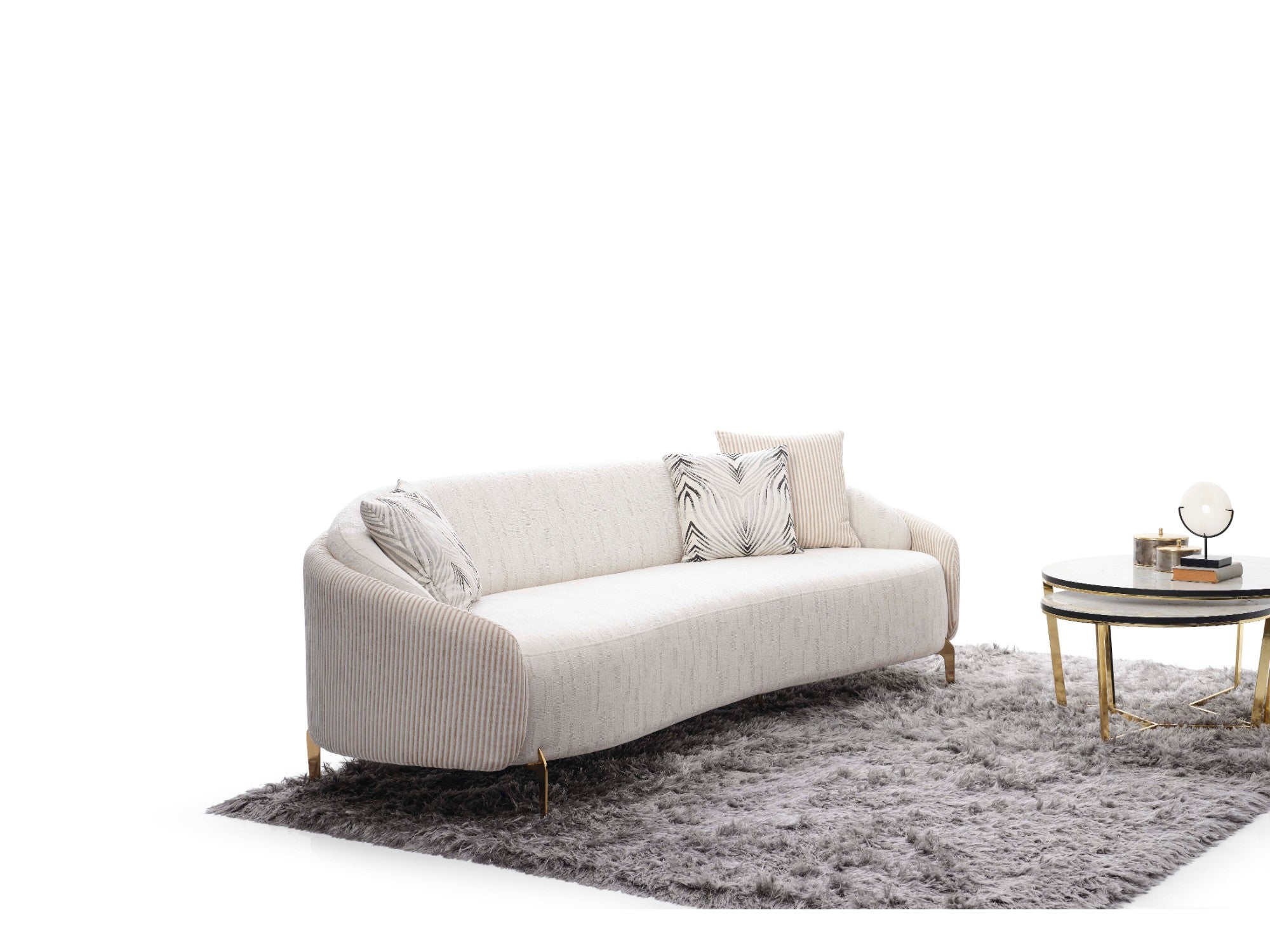 Alessa Stationary Livingroom Set (2 Sofa & 2 Chair)