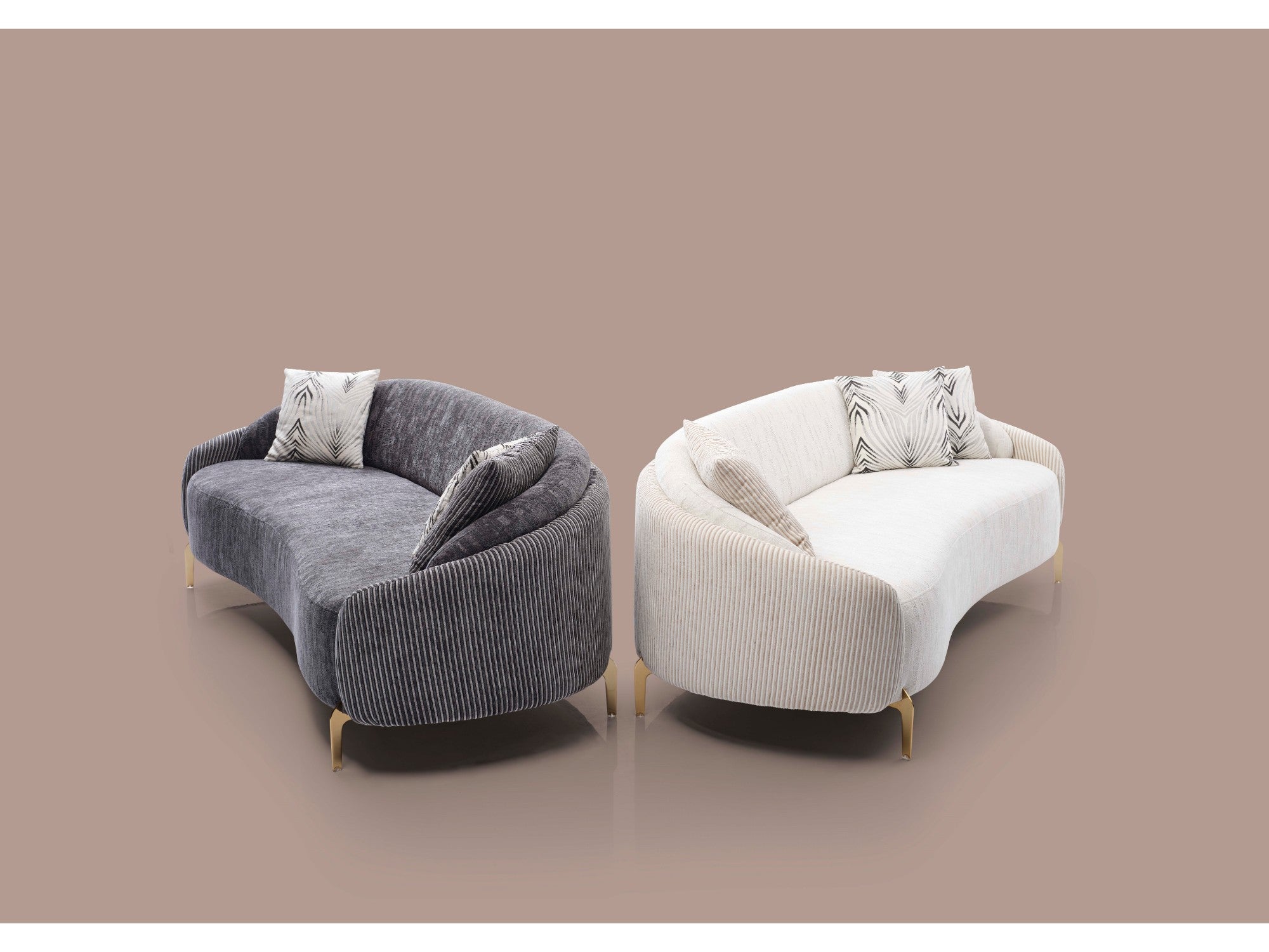 Alessa Stationary Livingroom Set (2 Sofa & 2 Chair)