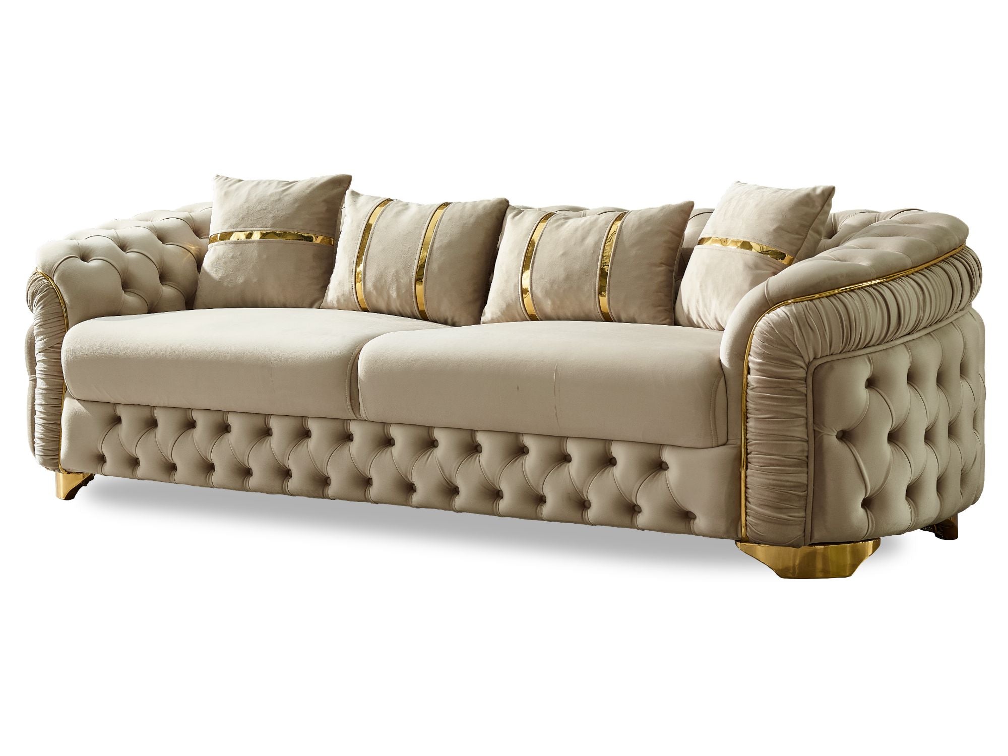 Arizona Stationary Sofa Beige