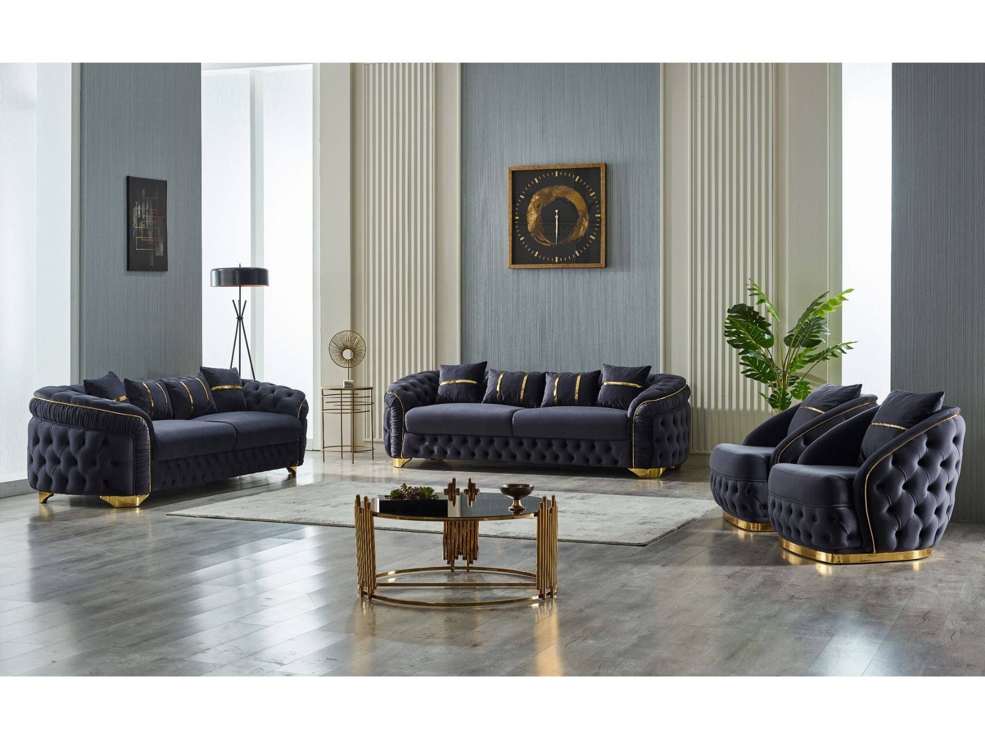 Arizona Stationary Sofa Anthracite