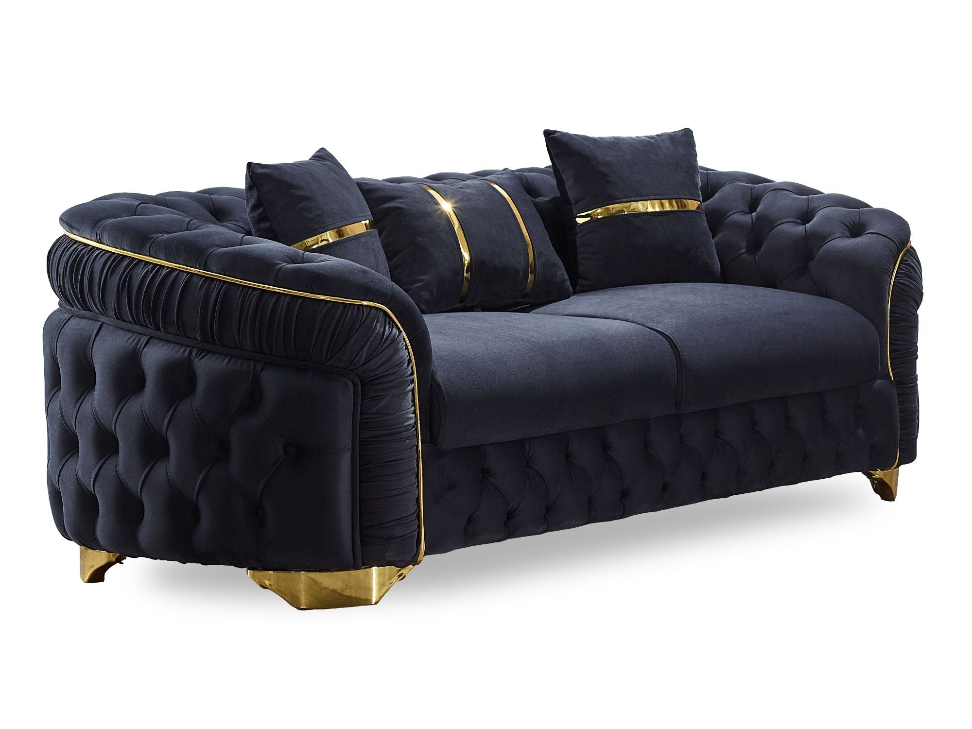 Arizona Stationary Livingroom (2 Sofa & 2 Chair) Anthracite