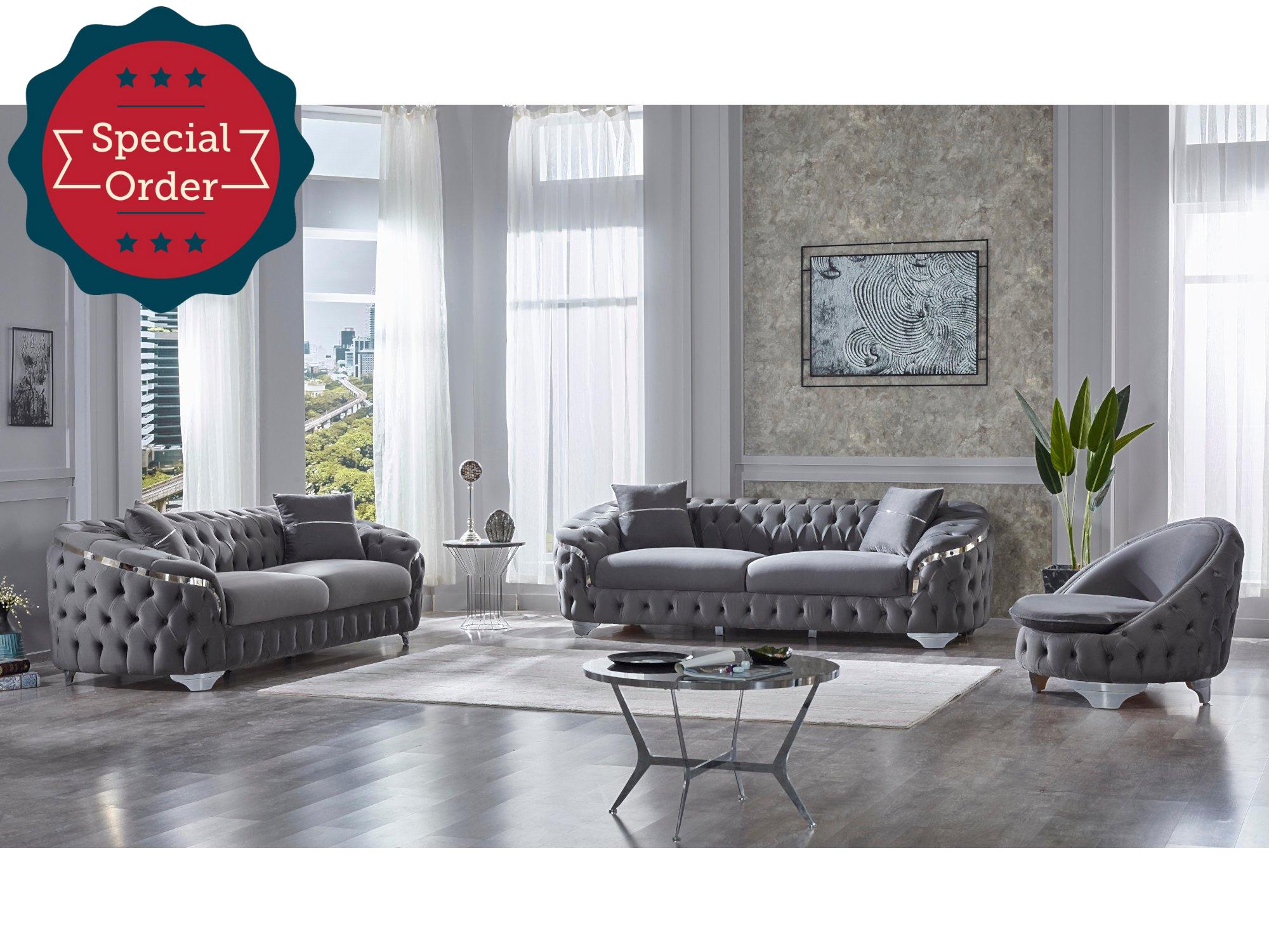 Artemis Stationary Livingroom Set (2 Sofa & 2 Chair)