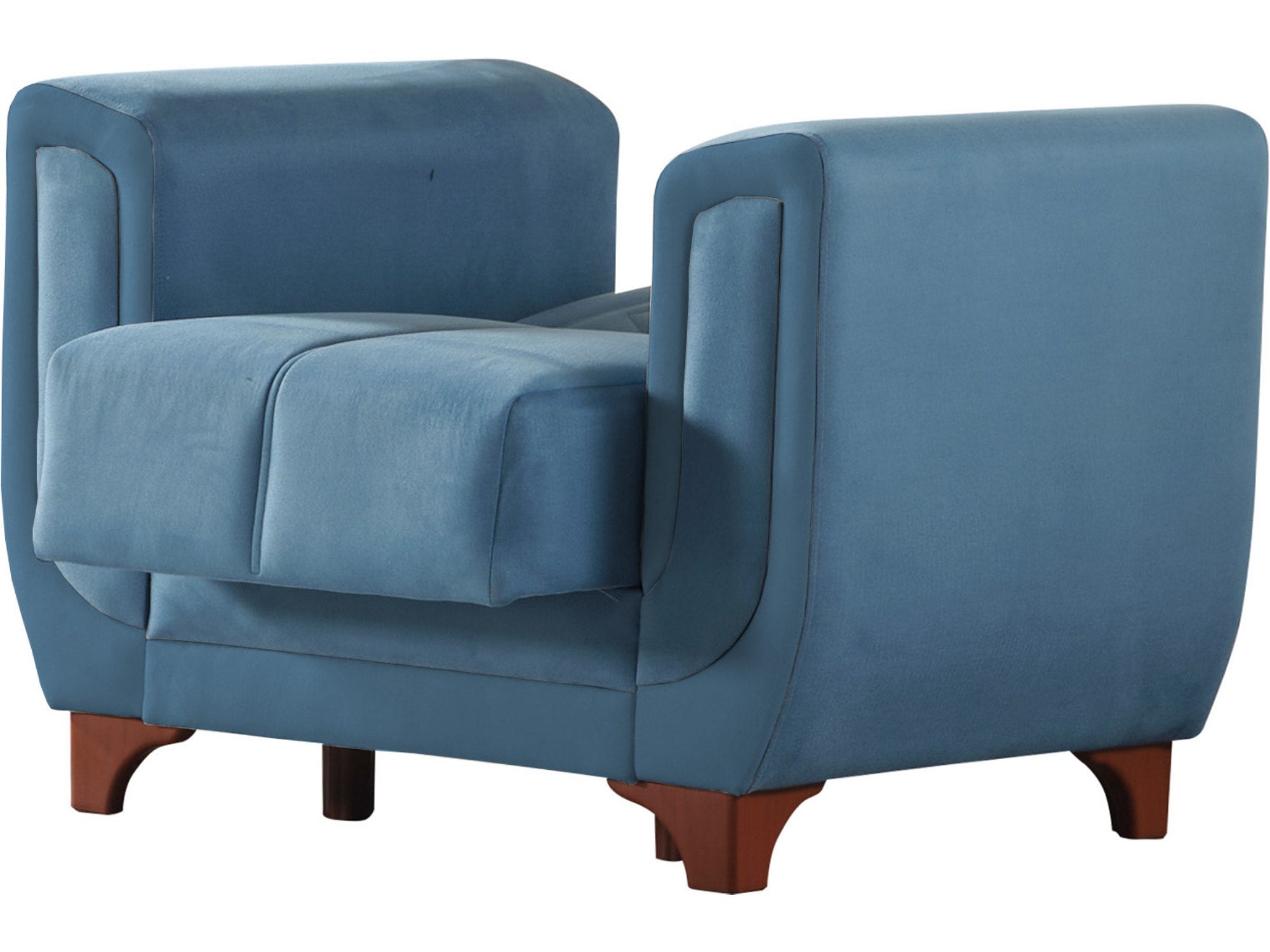 Berre Armchair Plain Blue