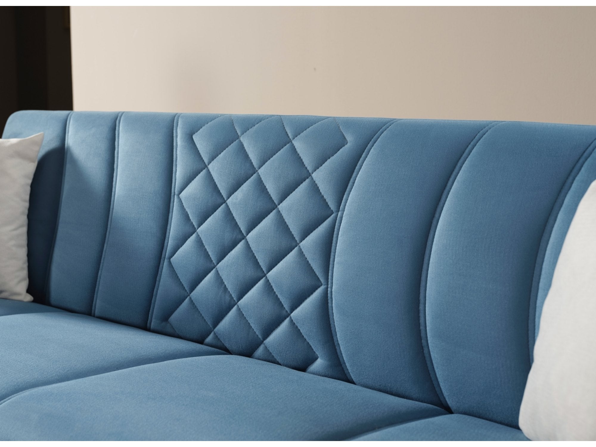Berre Convertible Livingroom (1 Sofa & 1 Chair) Blue