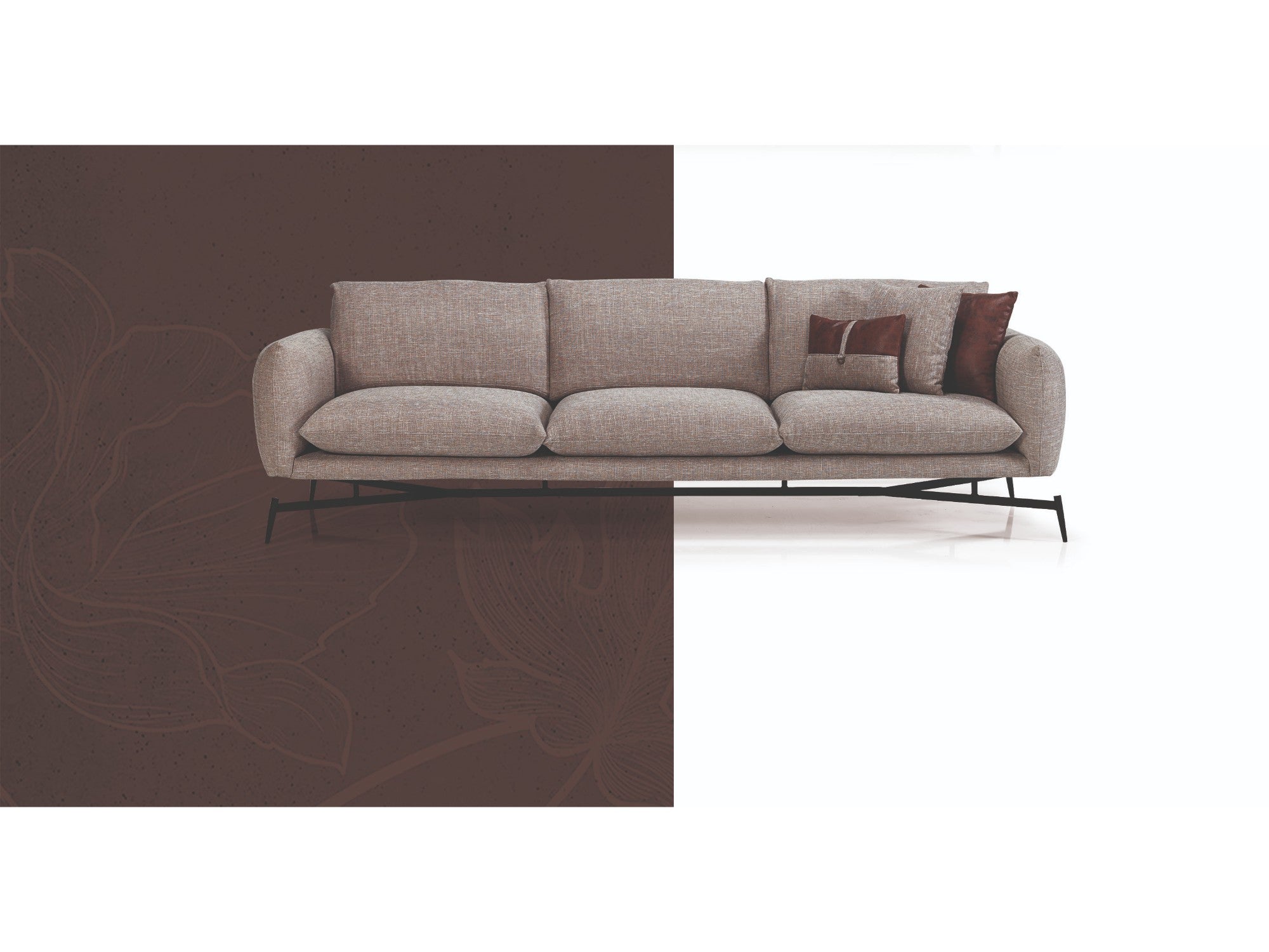 Bold Stationary Livingroom Set (2 Sofa & 2 Chair)
