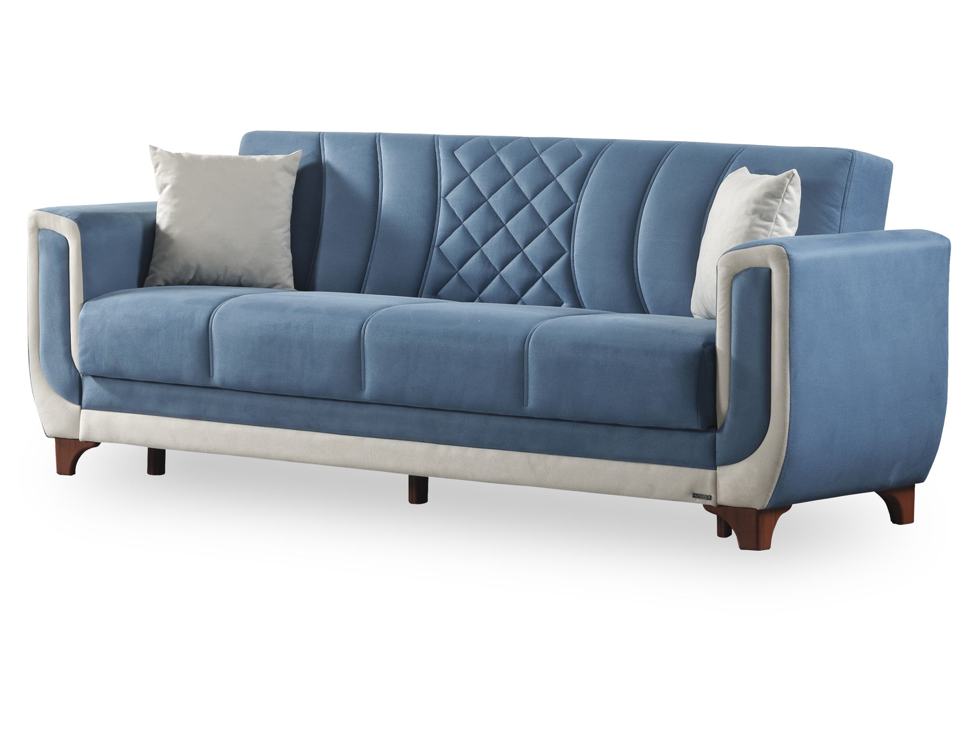 Berre Convertible Sofa Blue