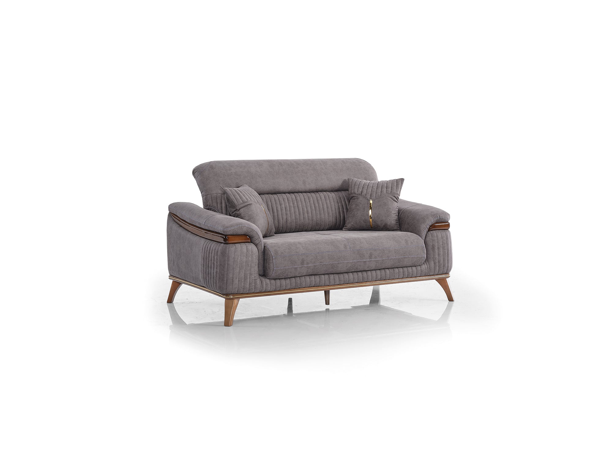 Beta Convertible Loveseat Fume
