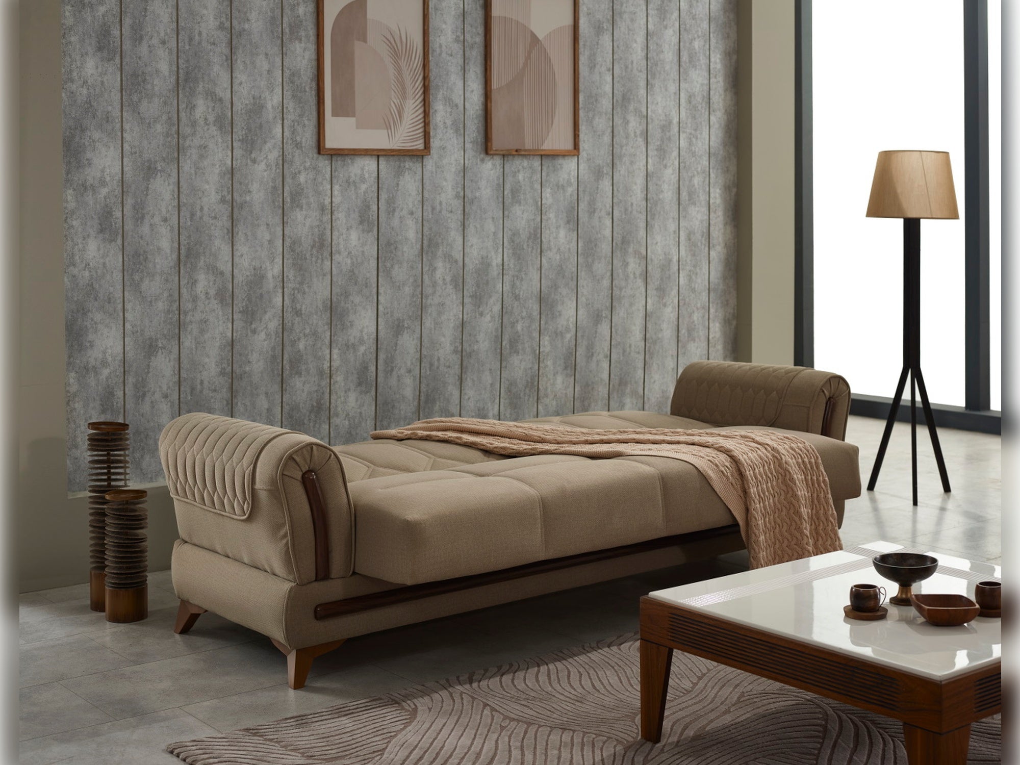 Bodrum Convertible Livingroom Set (2 Sofa & 2 Chair)