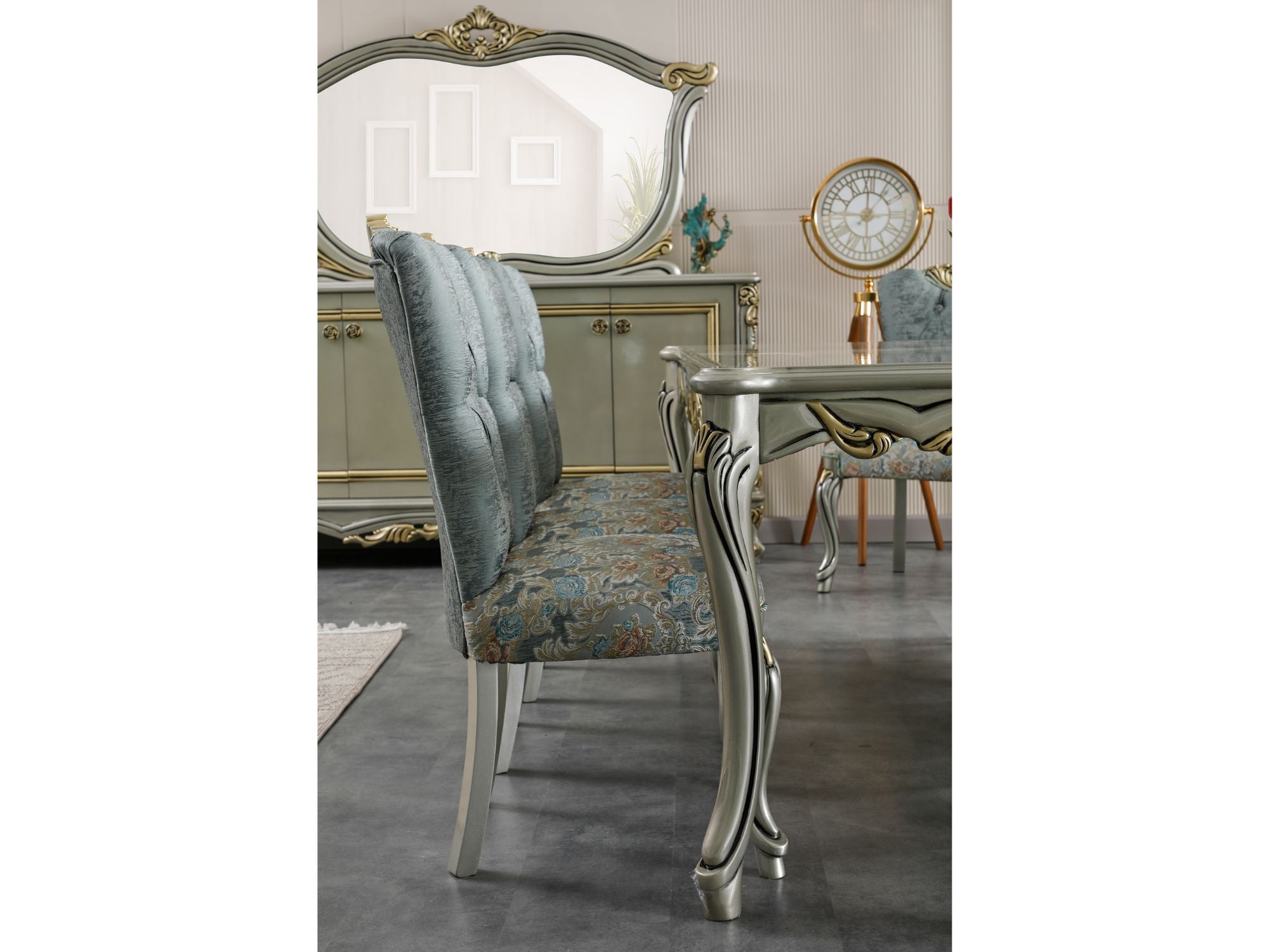 Buse Diningroom Arm Chair Light Green