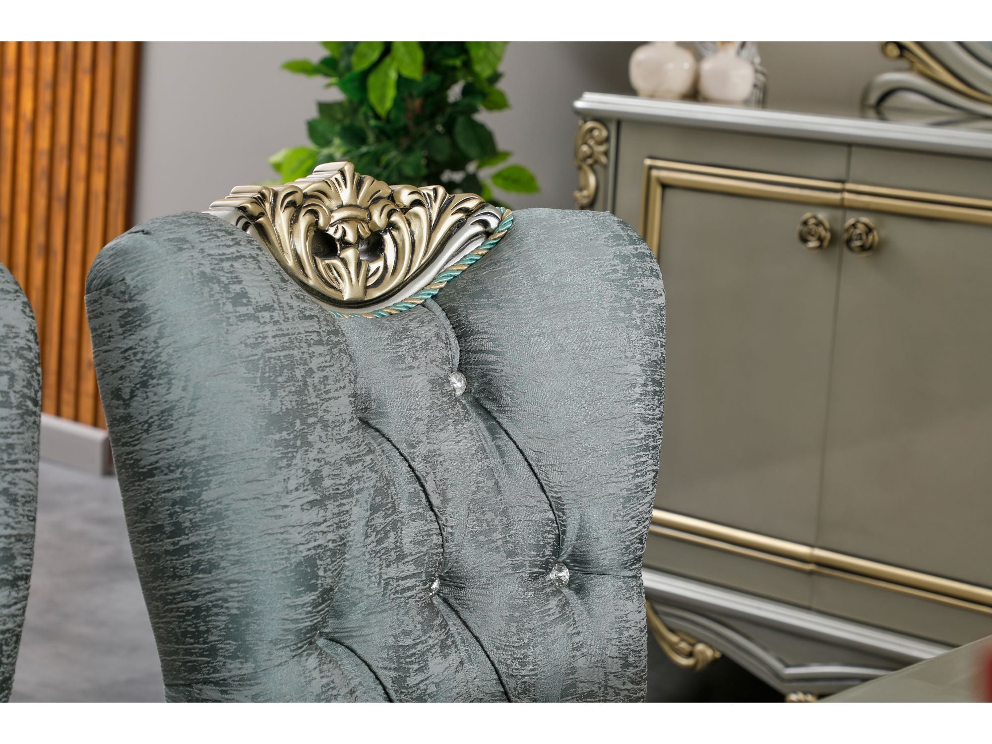 Buse Diningroom Arm Chair Light Green