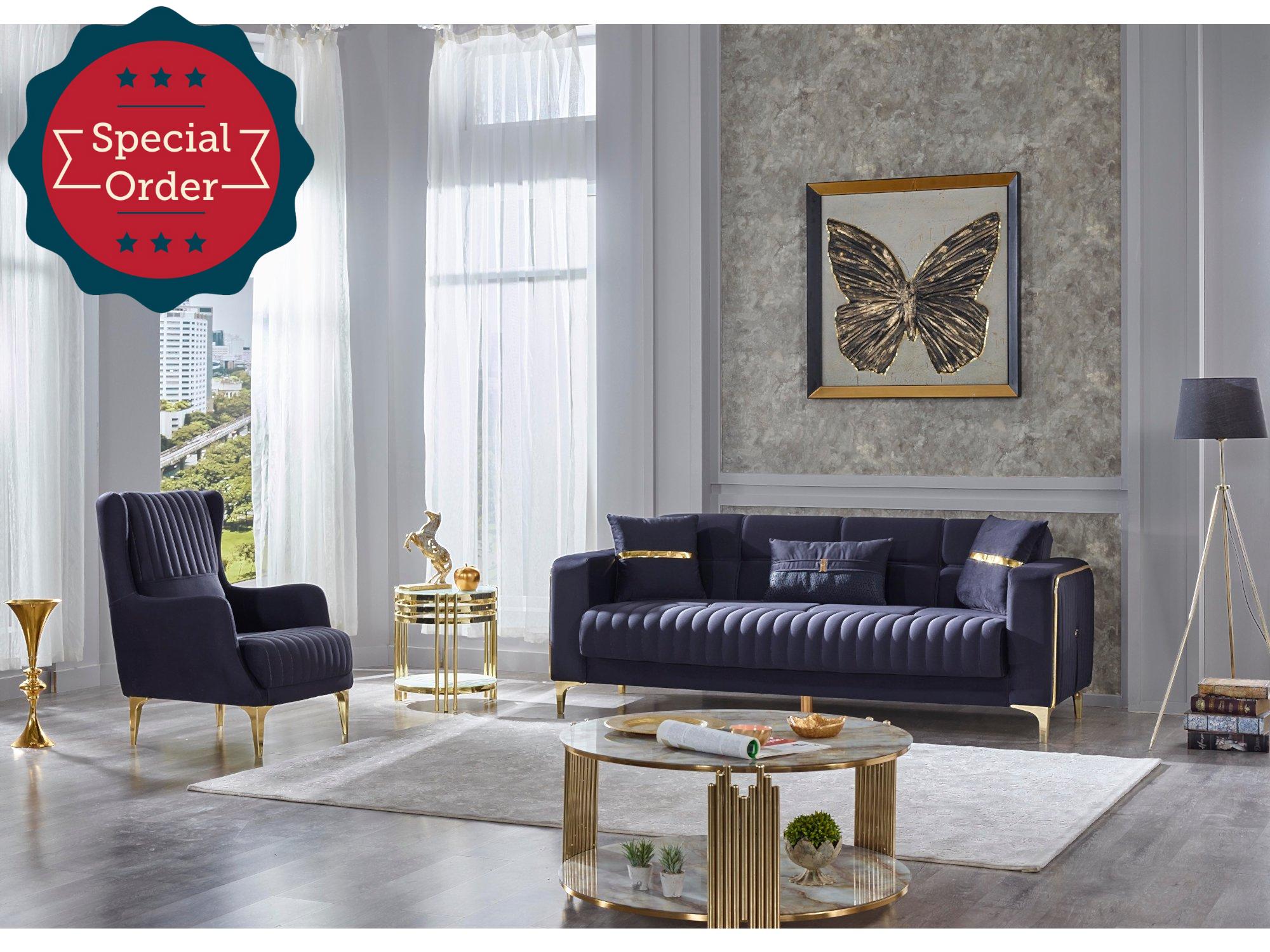 Carmela Convertible Livingroom Set (2 Sofa & 2 Chair)