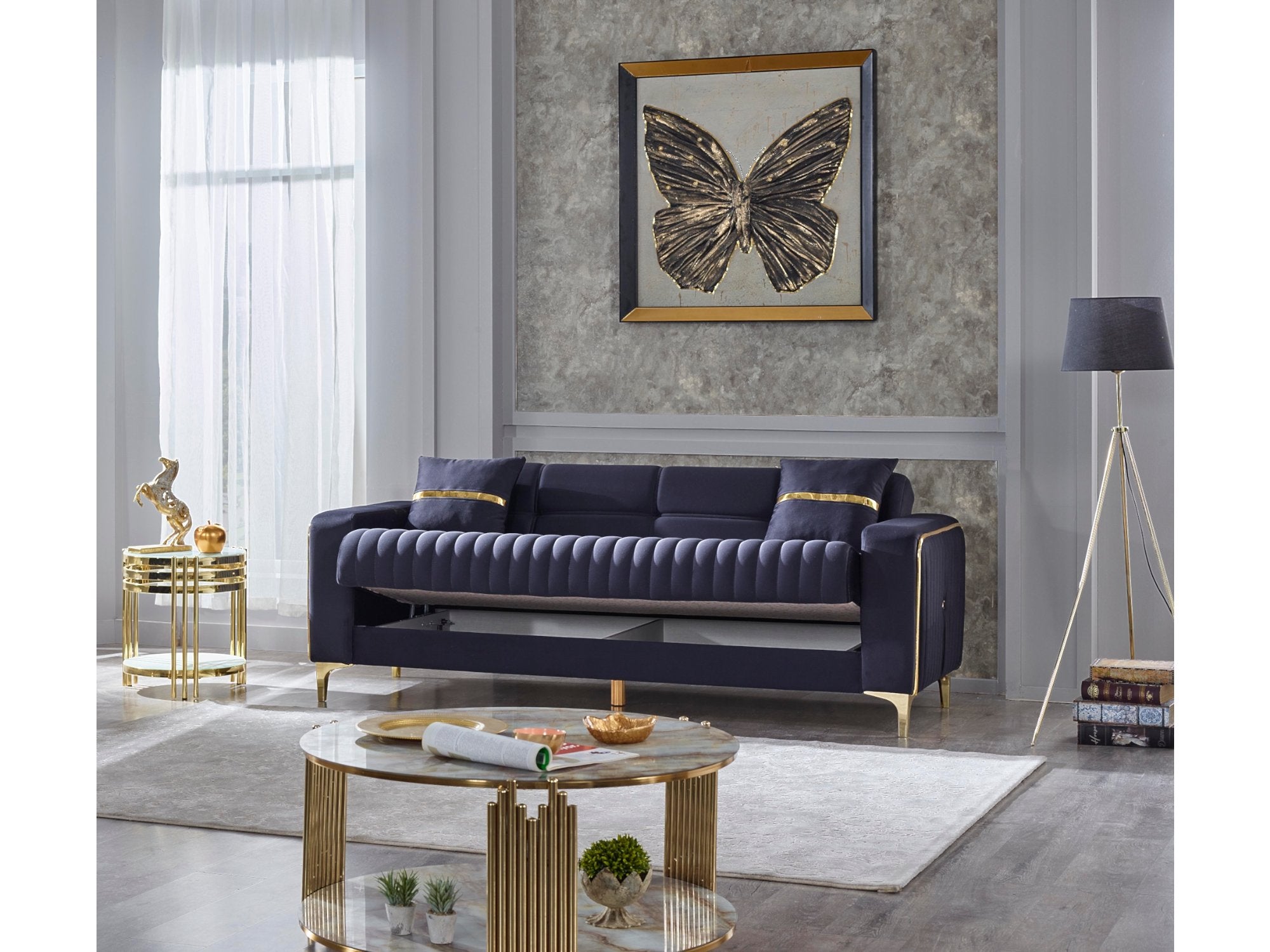 Carmela Convertible Livingroom Set (2 Sofa & 2 Chair)