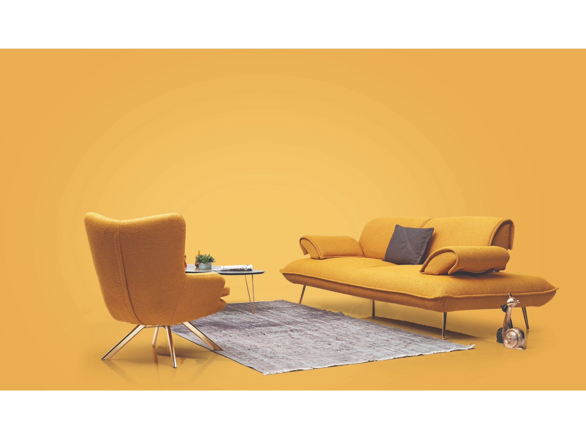 Como Convertible Livingroom Set (2 Sofa & 2 Chair)