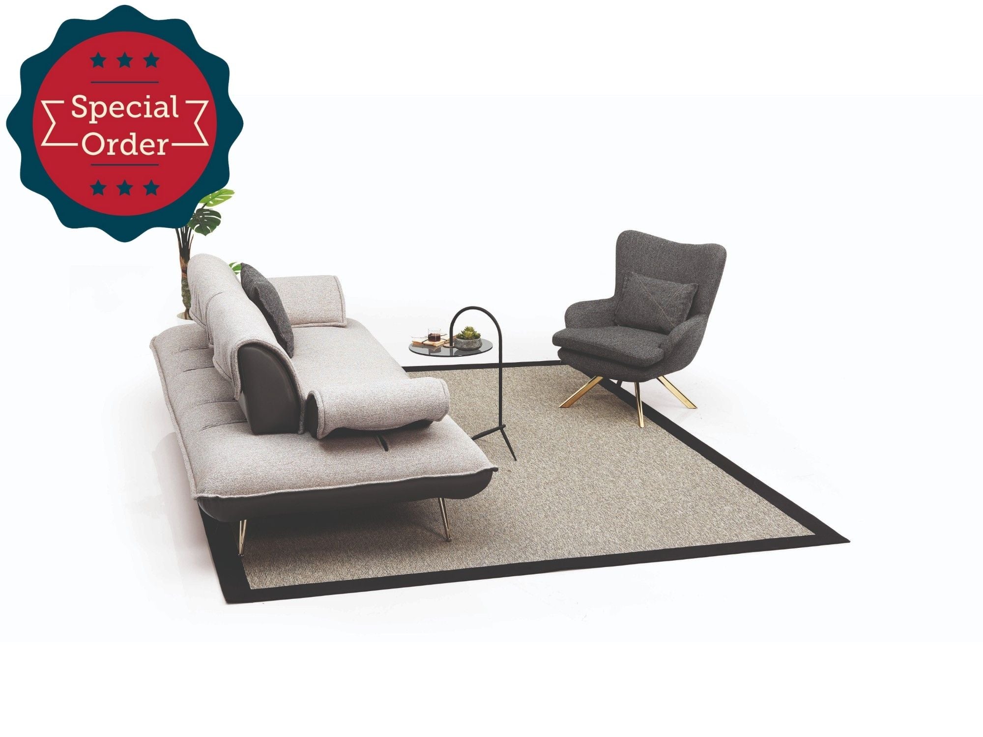Como Convertible Livingroom Set (2 Sofa & 2 Chair)