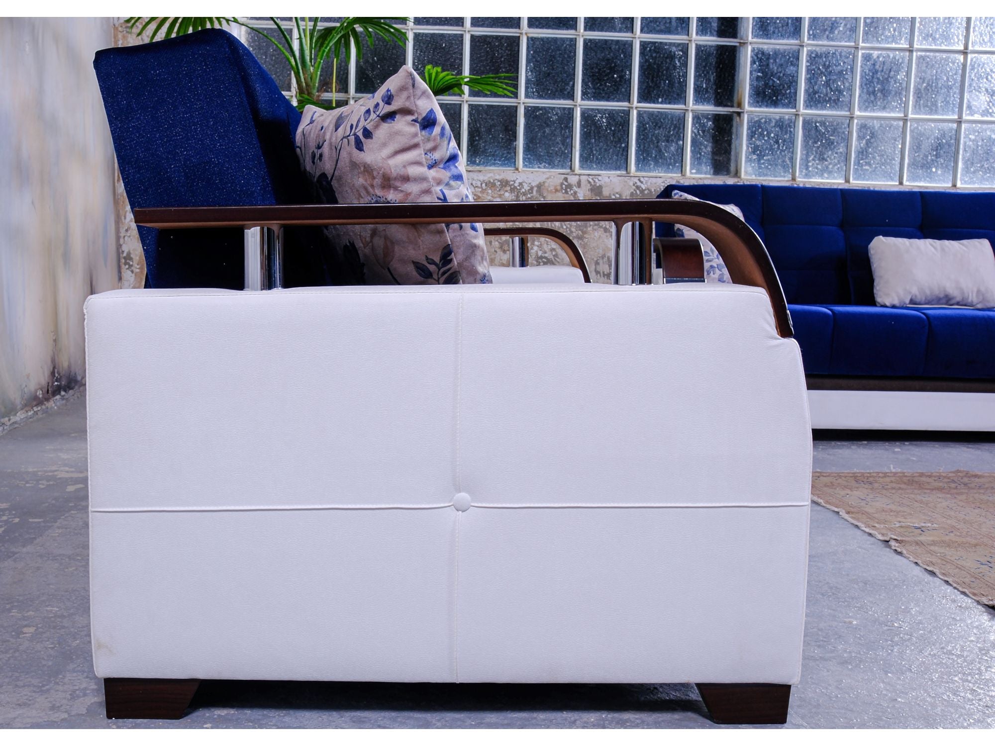 Regina Convertible Livingroom Loveseat Navy