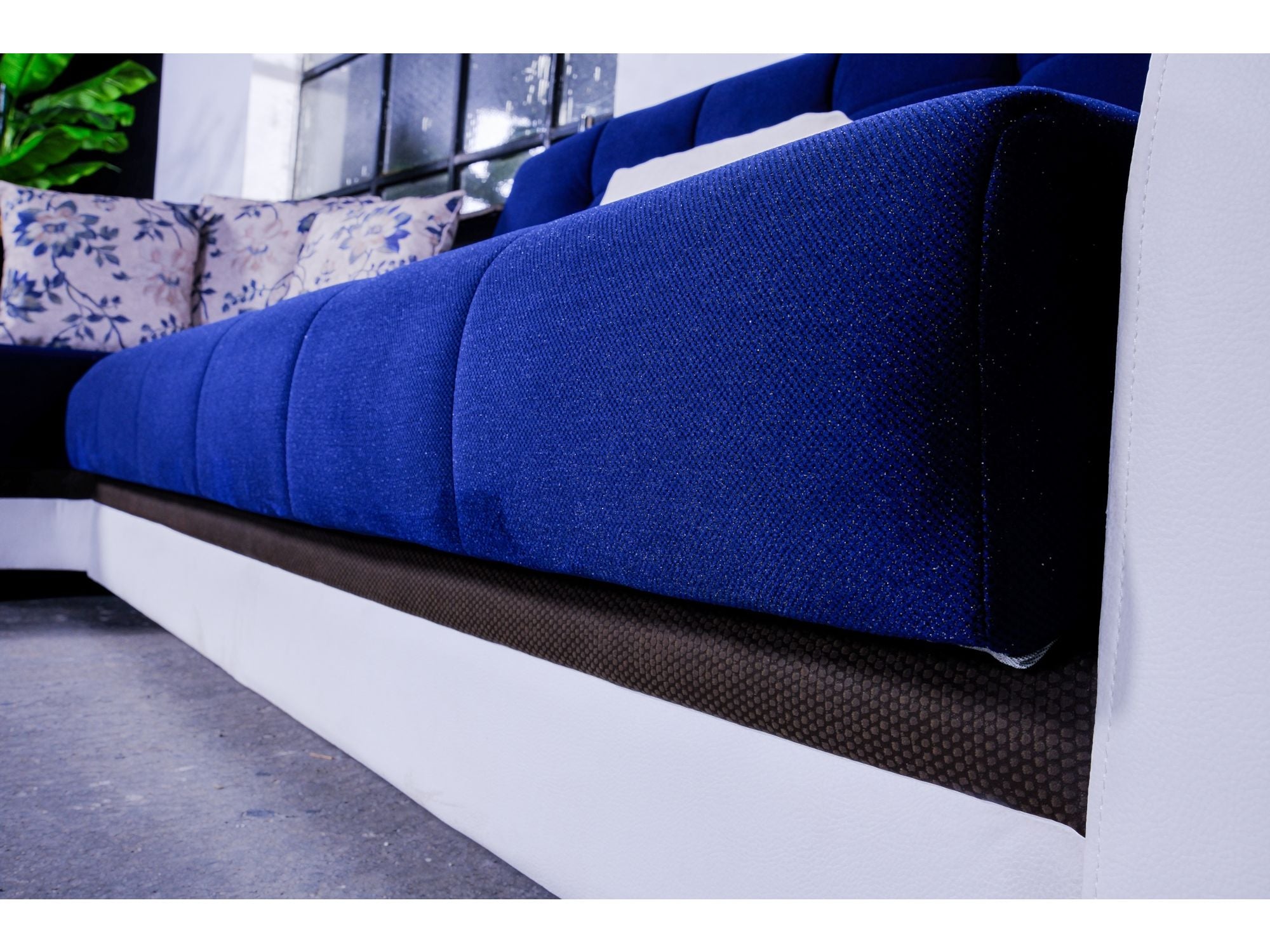 Regina Convertible Sectional Navy