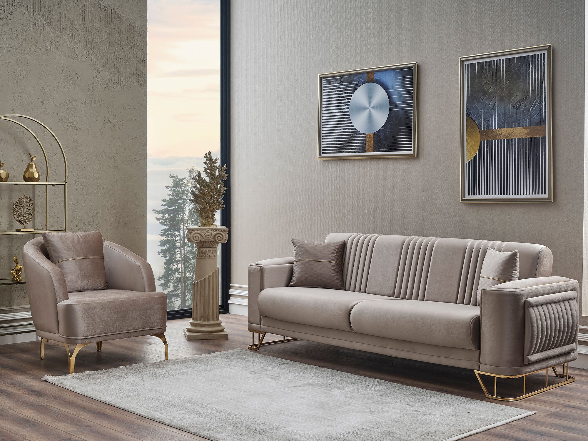 Dante Convertible Sofa
