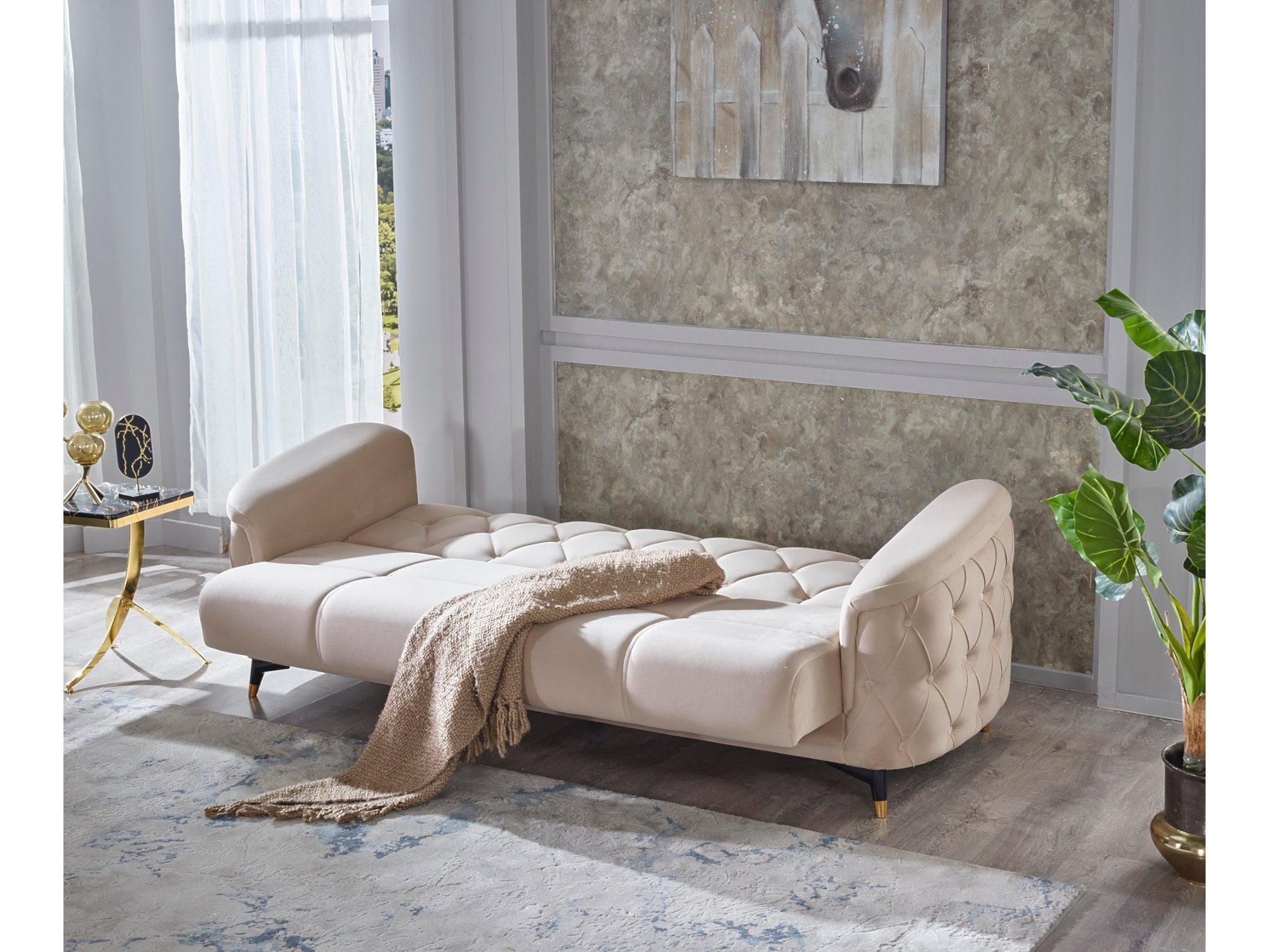 Doha Convertible Livingroom Set (2 Sofa & 2 Chair)