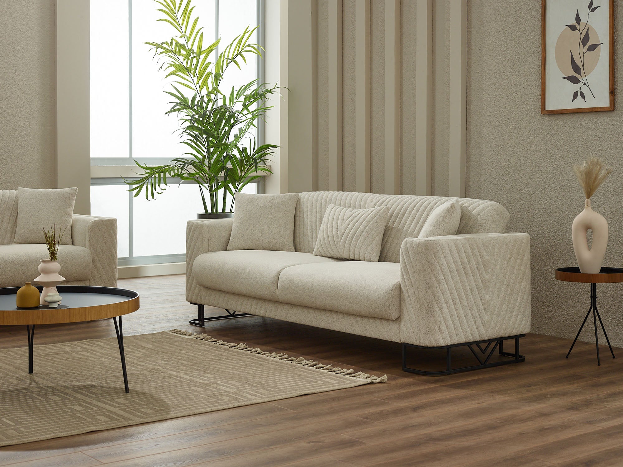 Elegance Convertible Loveseat