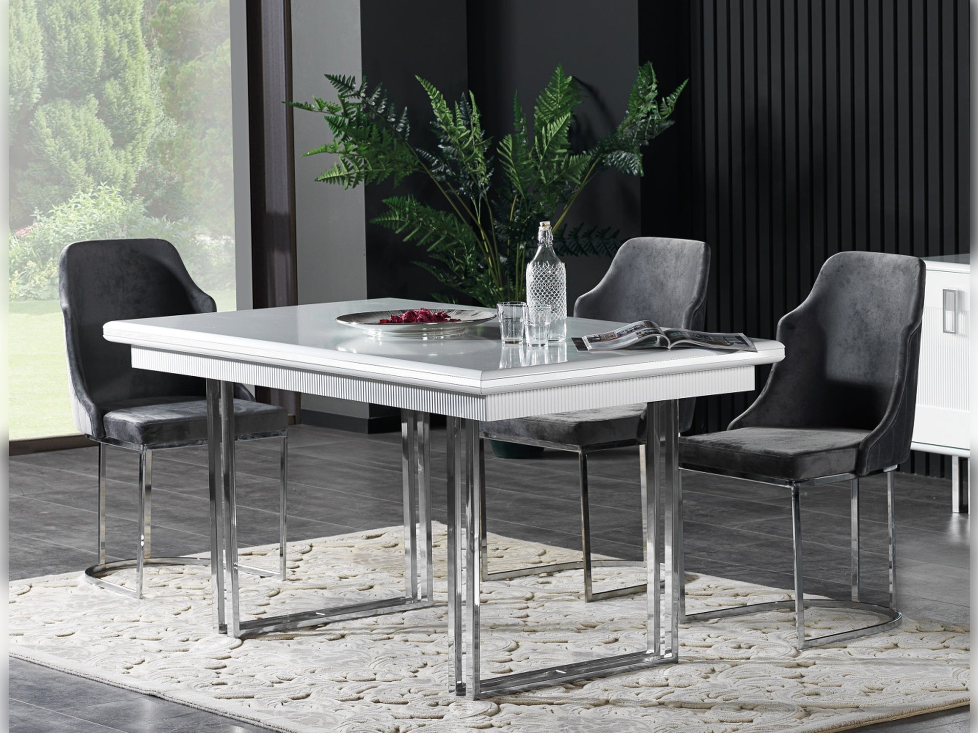 Elips Diningroom Table White