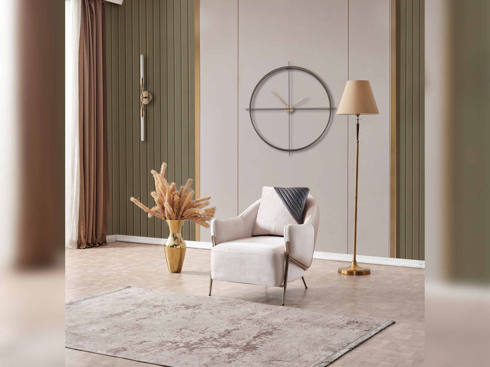 Esperanza 3-pieces (Sofa & Loveseat & Chair) Livingroom Set Beige