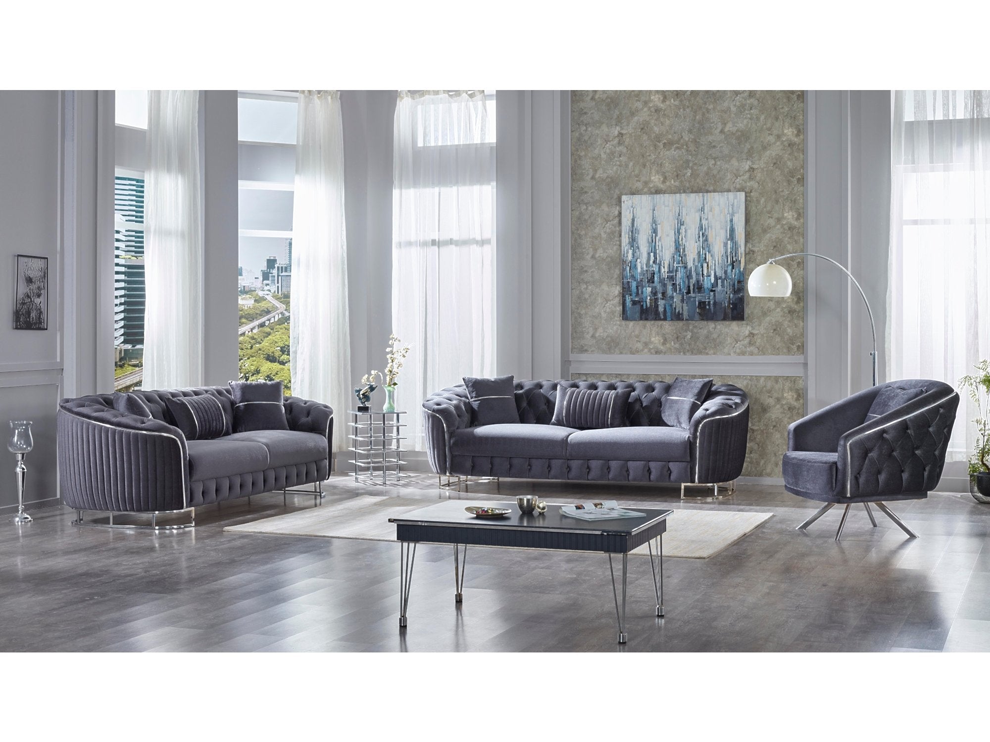 Galata Stationary Livingroom Set (2 Sofa & 2 Chair)