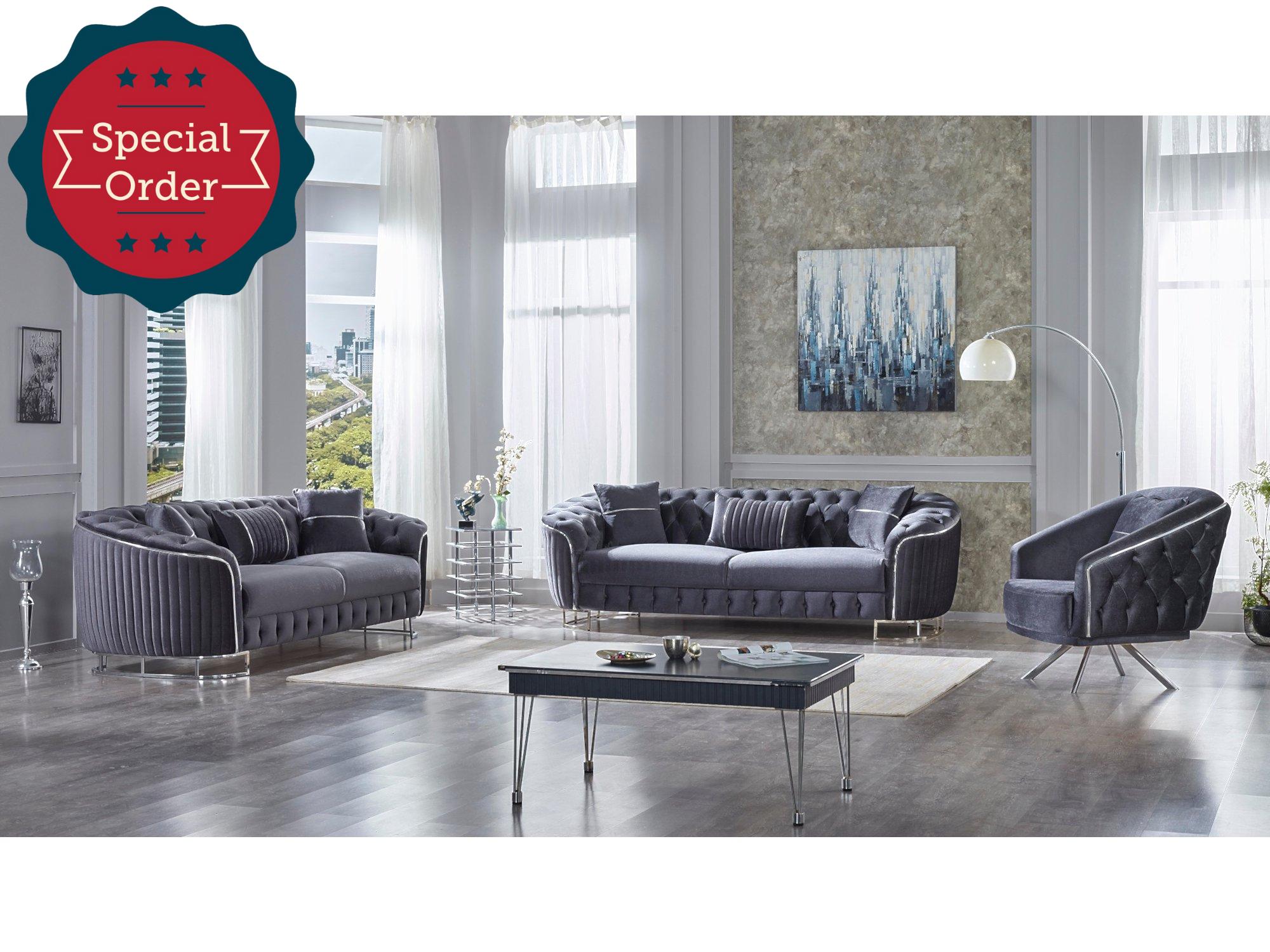 Galata Stationary Livingroom Set (2 Sofa & 2 Chair)