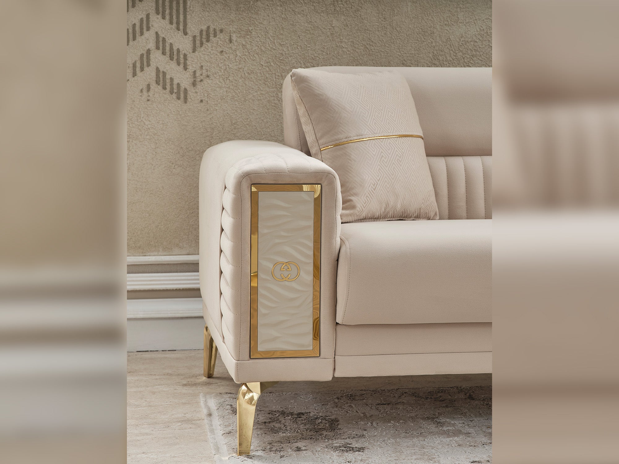 Galina Convertible Loveseat