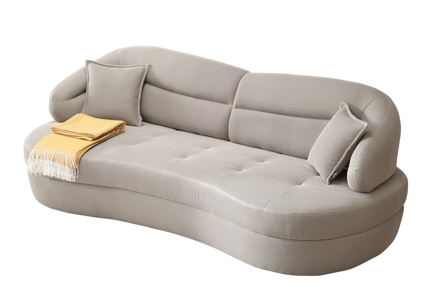 Gloria Convertible Livingroom (2 Sofa & 2 Chair) Cream