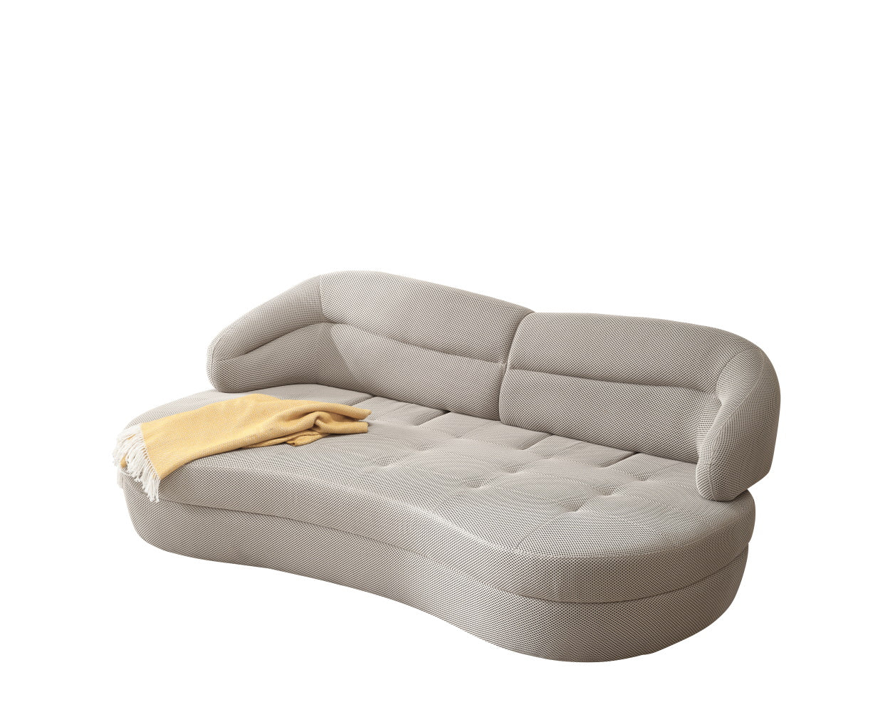 Gloria Convertible Livingroom (2 Sofa & 2 Chair) Cream