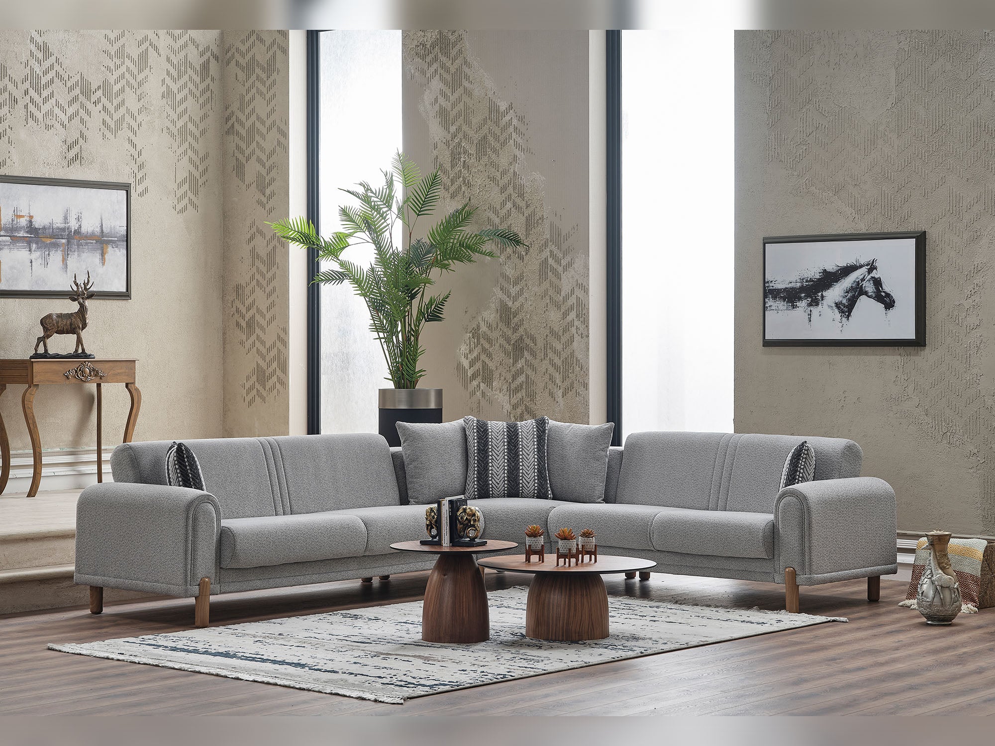 Gold Sectional Sofa