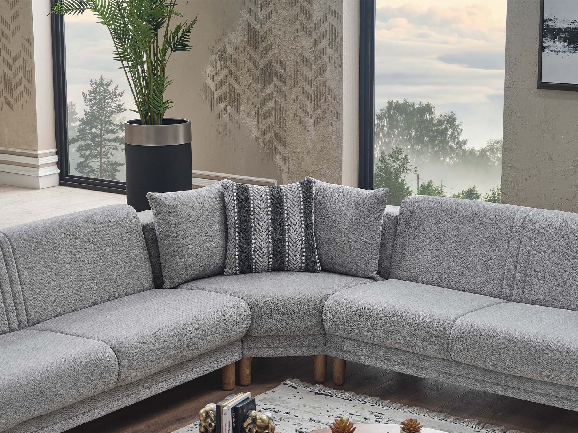 Gold Sectional Sofa
