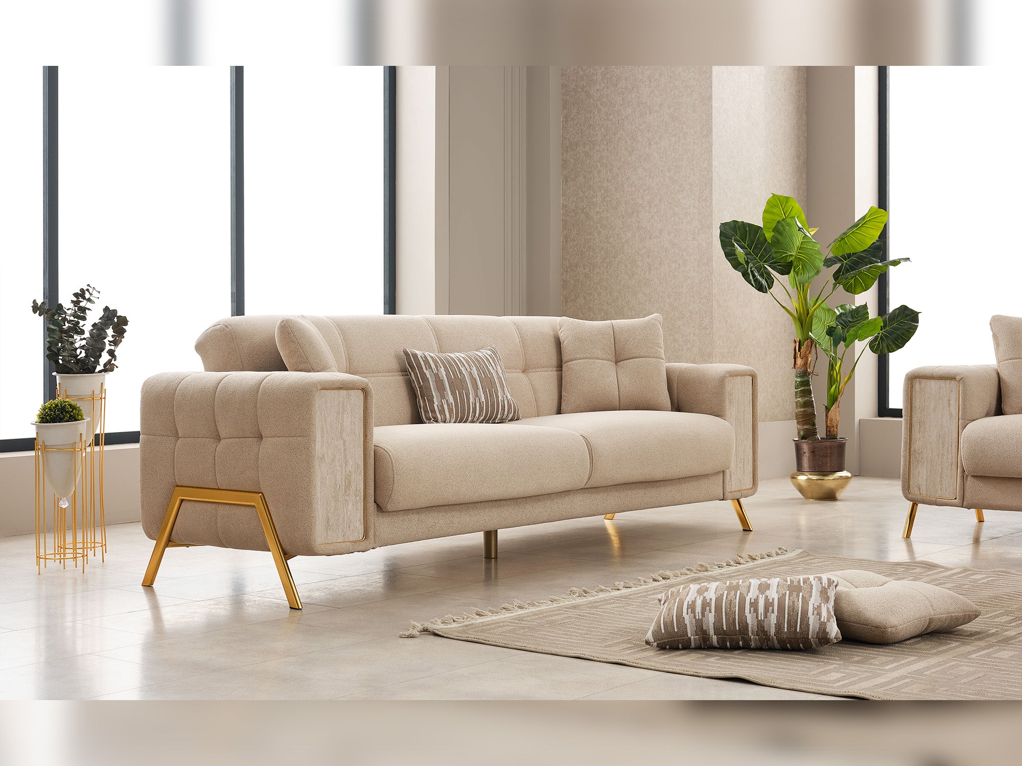 Guido 3-pieces (Sofa & Loveseat & Chair) Livingroom