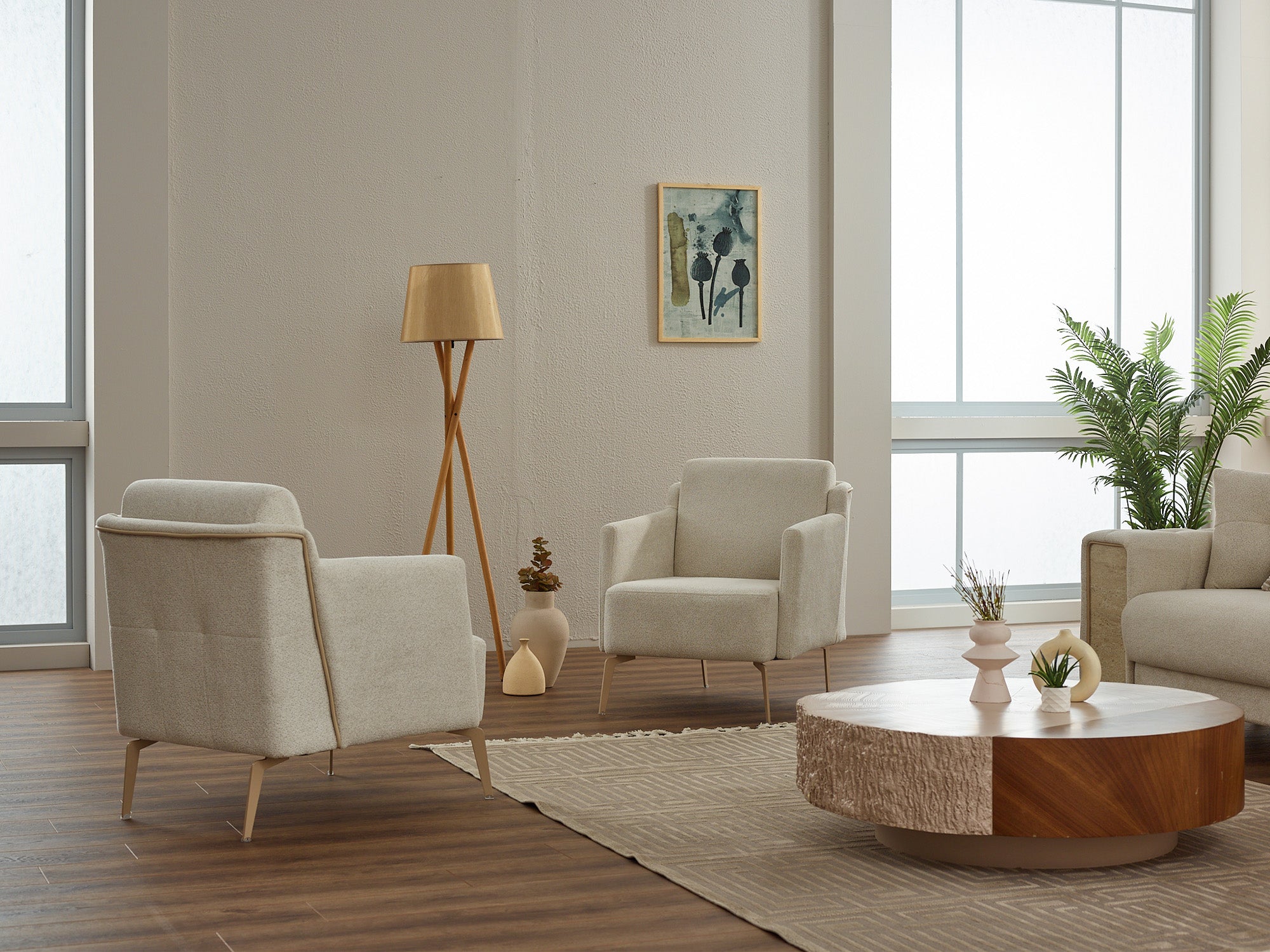 Guido 3-pieces (Sofa & Loveseat & Chair) Livingroom