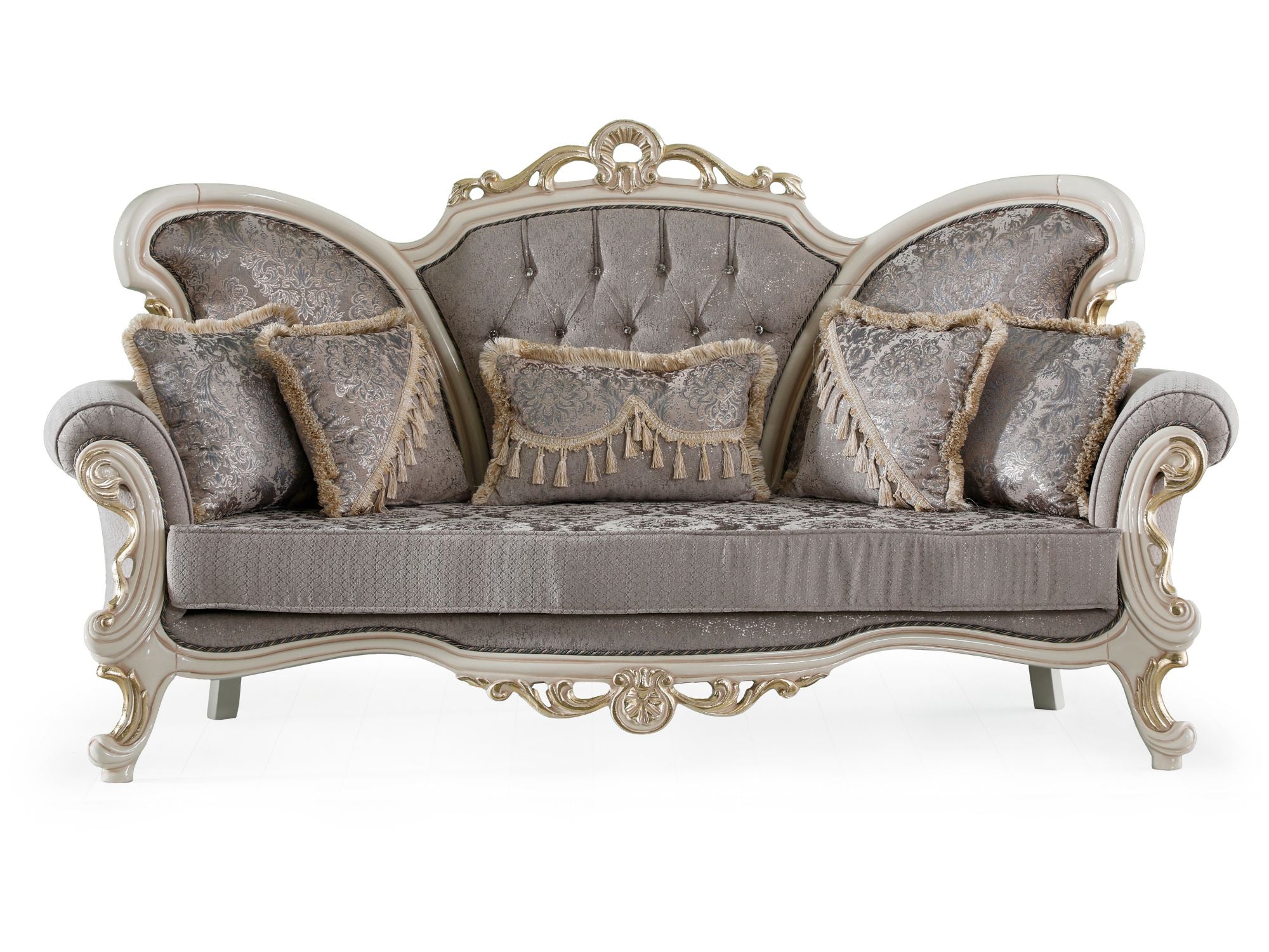Kelebek Traditional Livingroom (2 Sofa & 2 Chair) Vizon